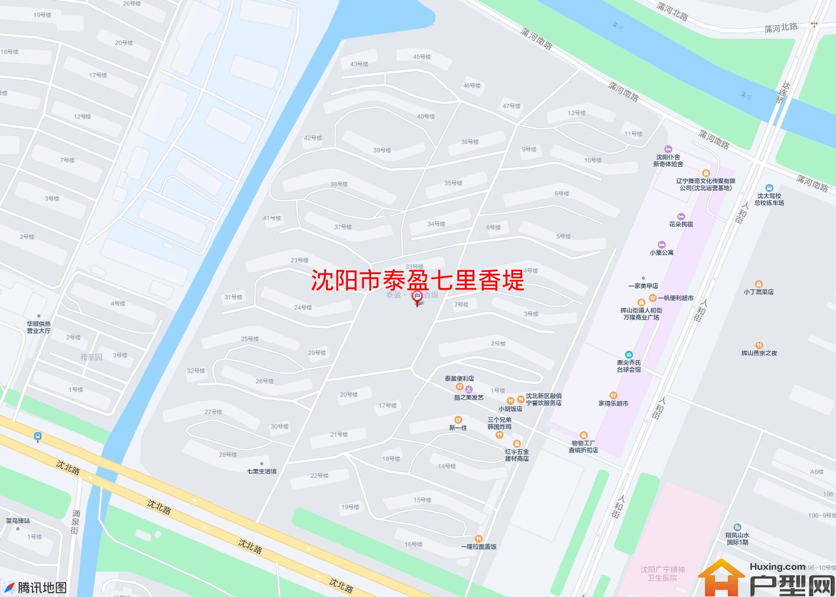 泰盈七里香堤小区 - 户型网