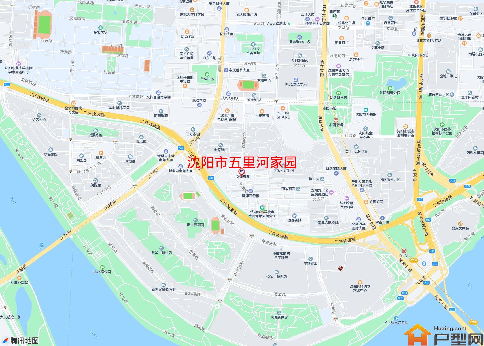 五里河家园小区 - 户型网