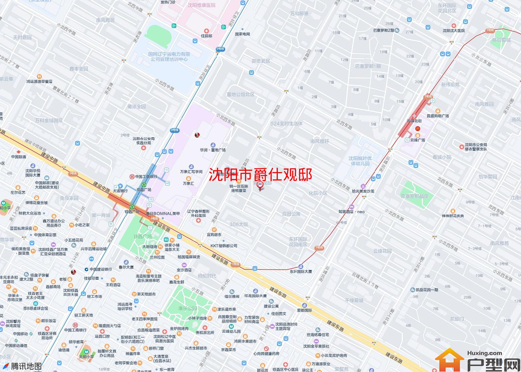 爵仕观邸小区 - 户型网
