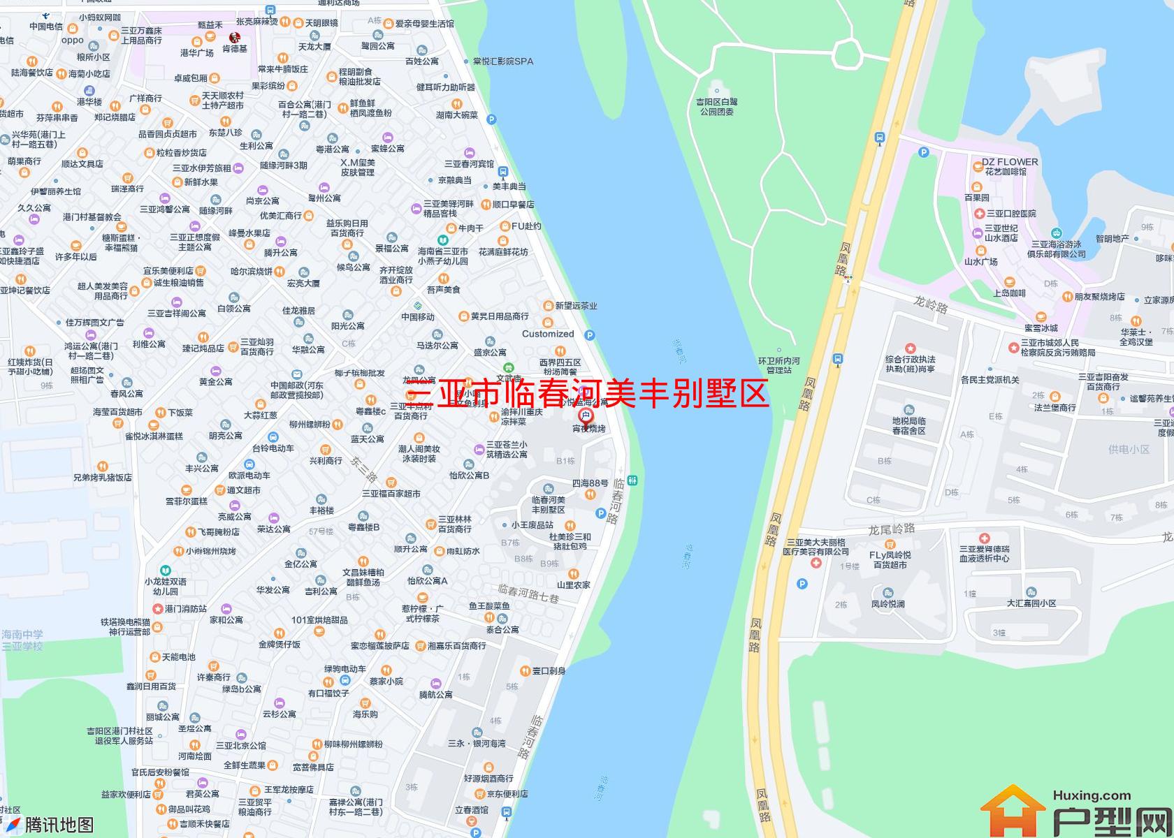 临春河美丰别墅区小区 - 户型网