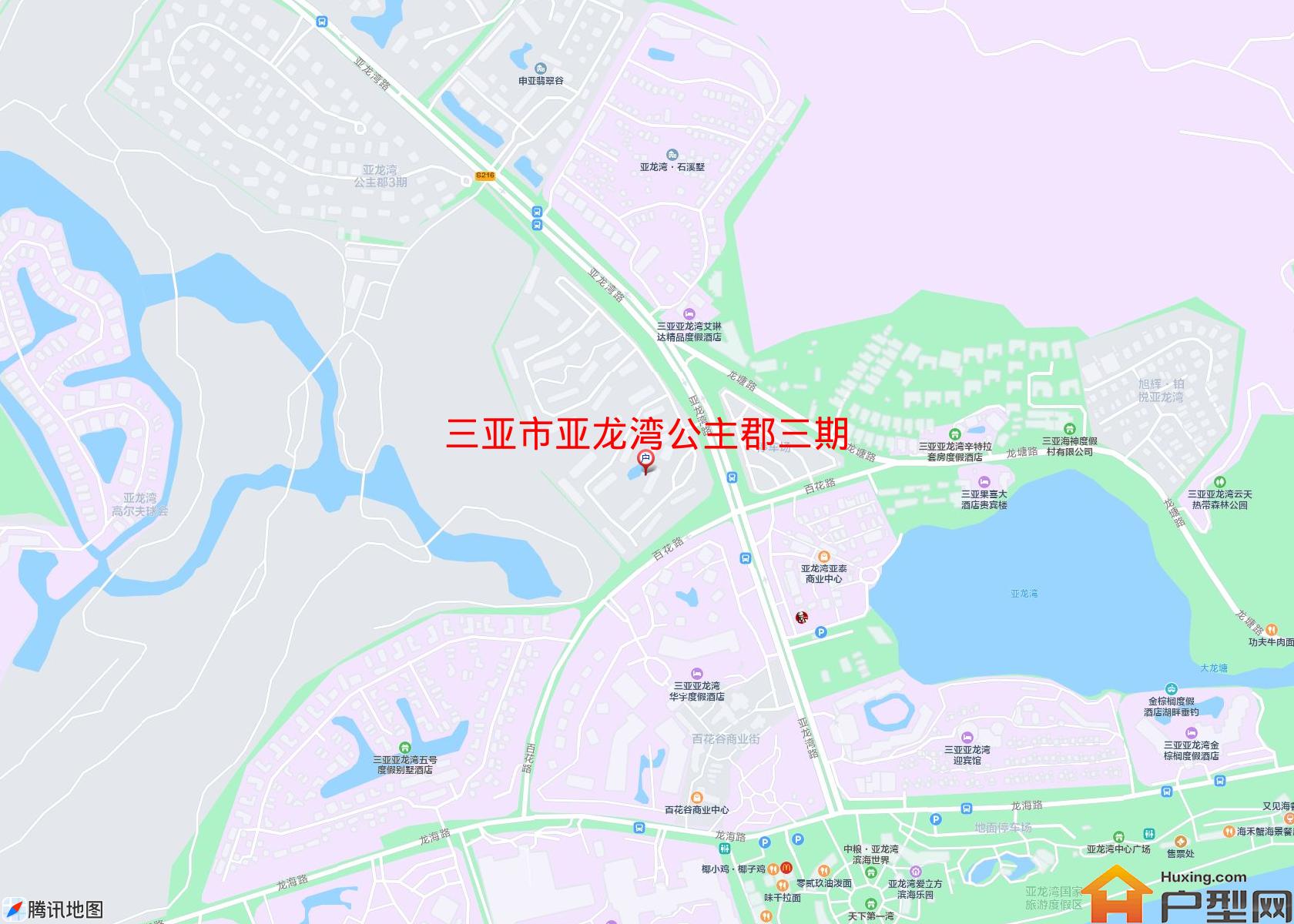 亚龙湾公主郡三期小区 - 户型网
