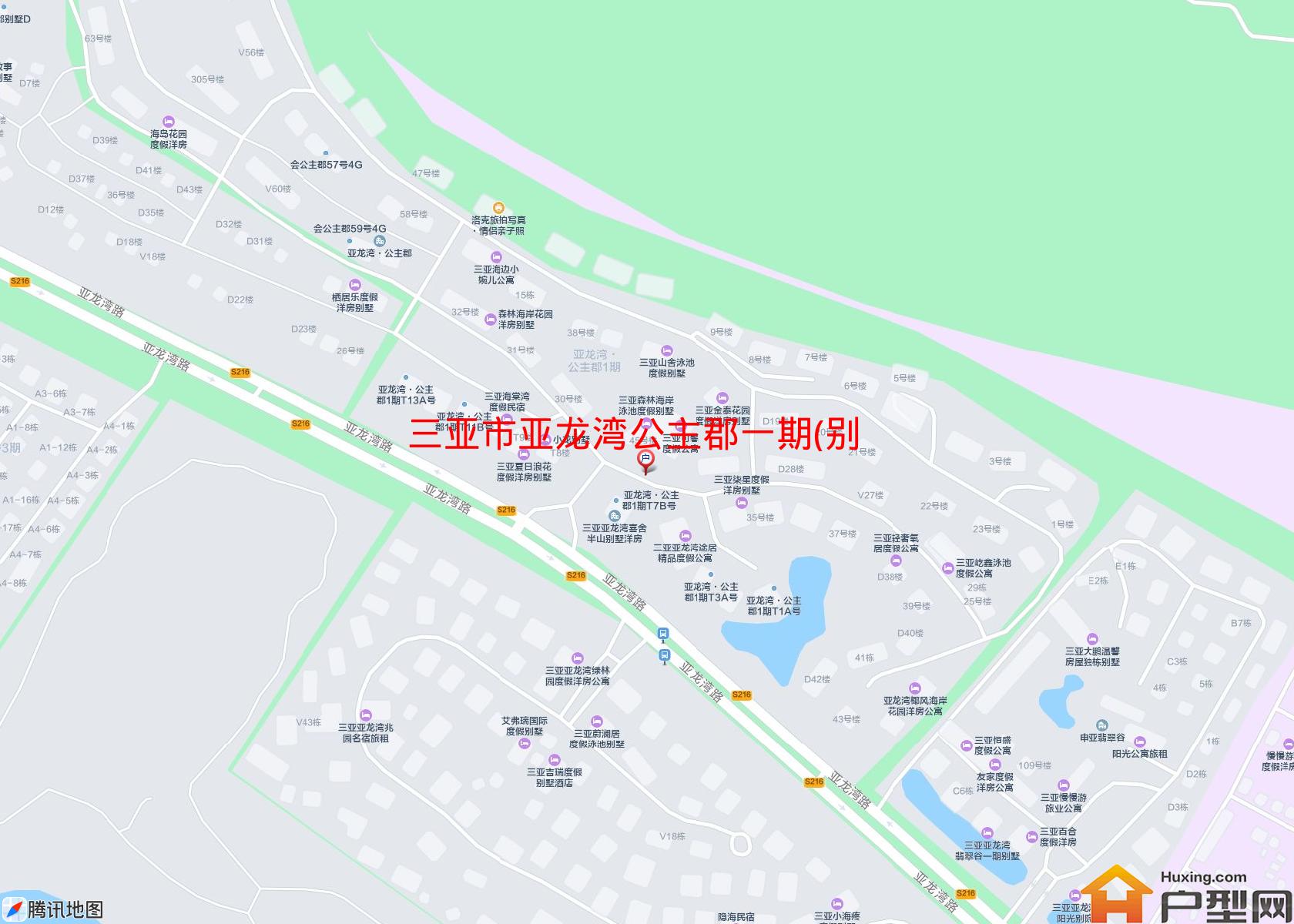 亚龙湾公主郡一期(别墅)小区 - 户型网