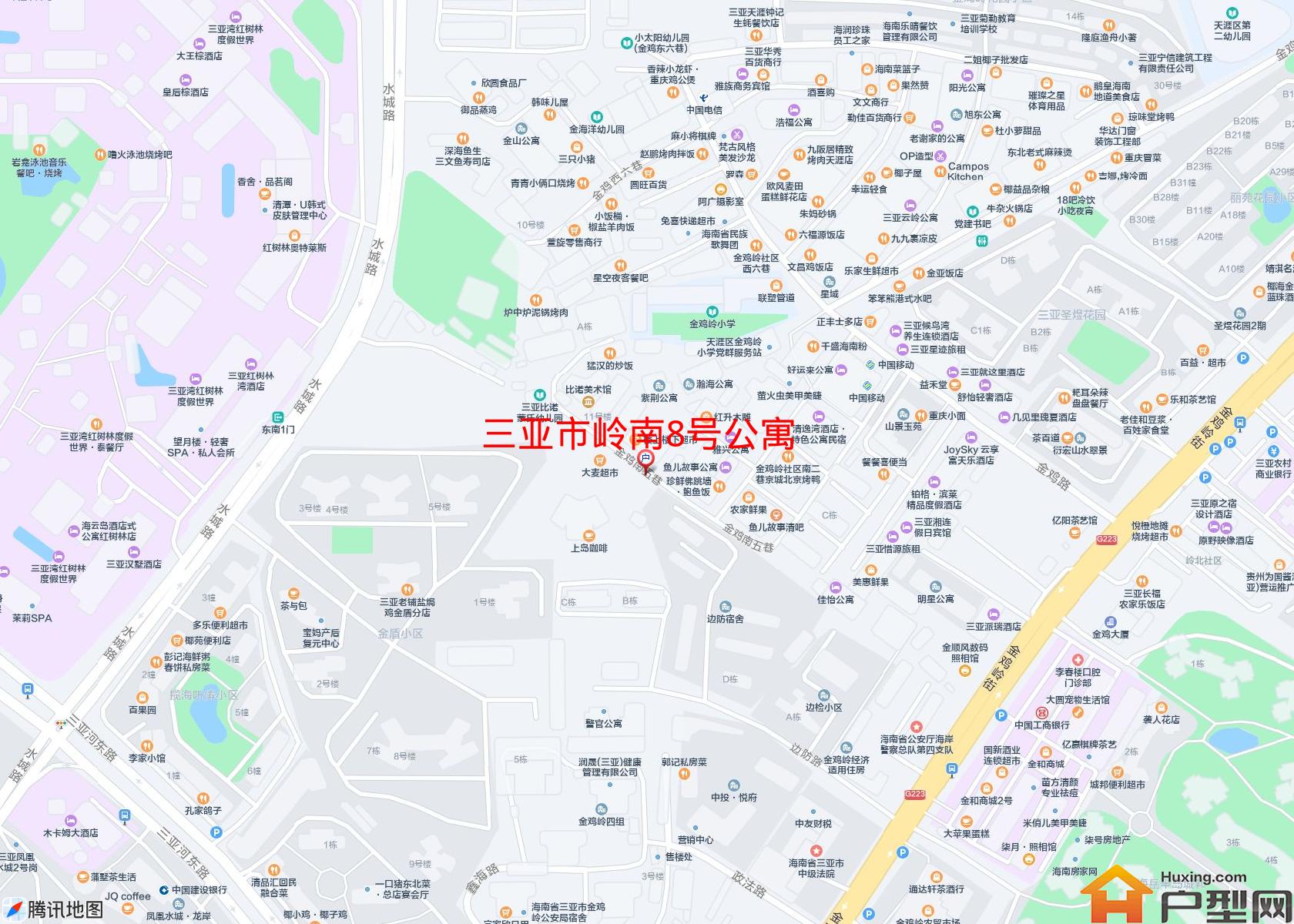 岭南8号公寓小区 - 户型网