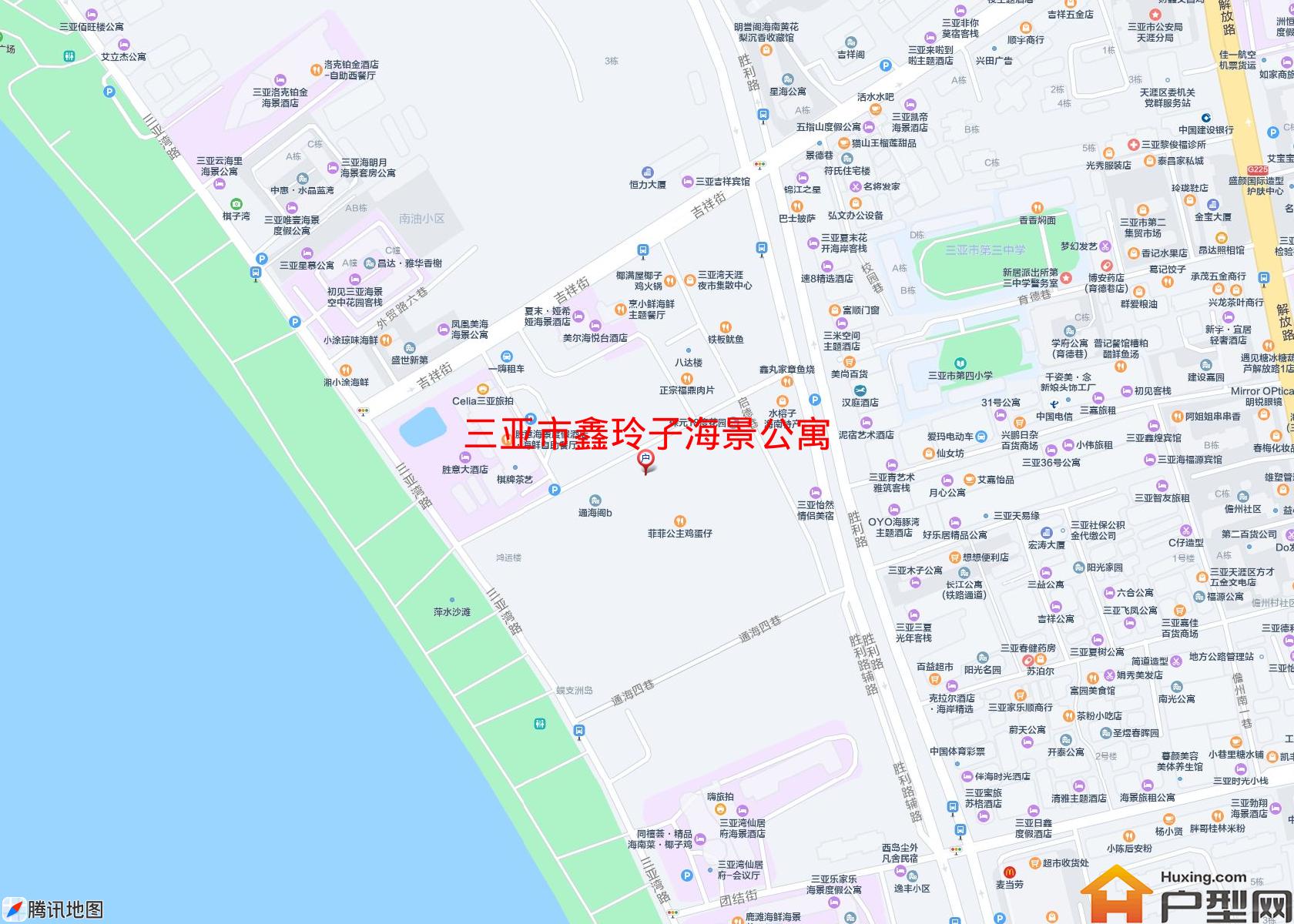 鑫玲子海景公寓小区 - 户型网