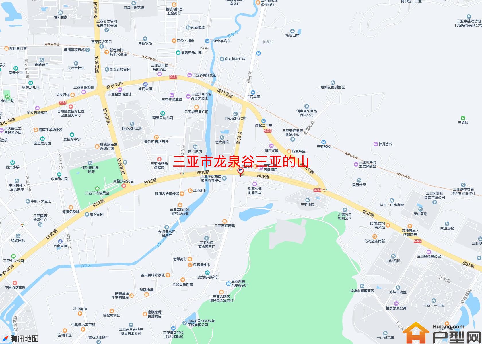龙泉谷三亚的山小区 - 户型网