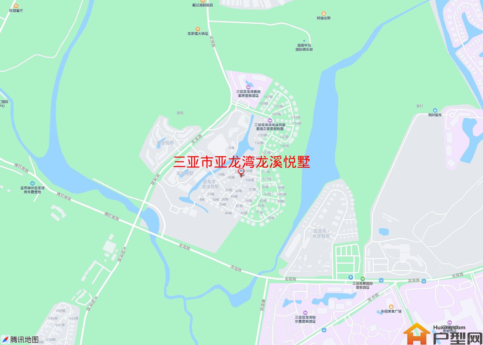 亚龙湾龙溪悦墅小区 - 户型网