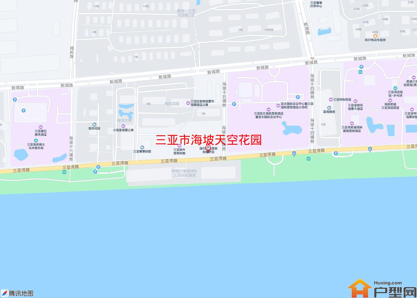 海坡天空花园小区 - 户型网