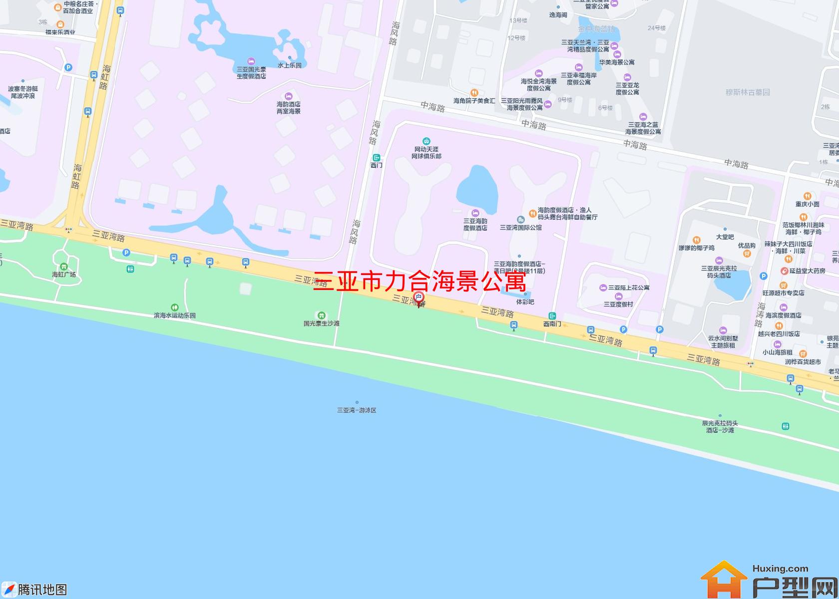 力合海景公寓小区 - 户型网