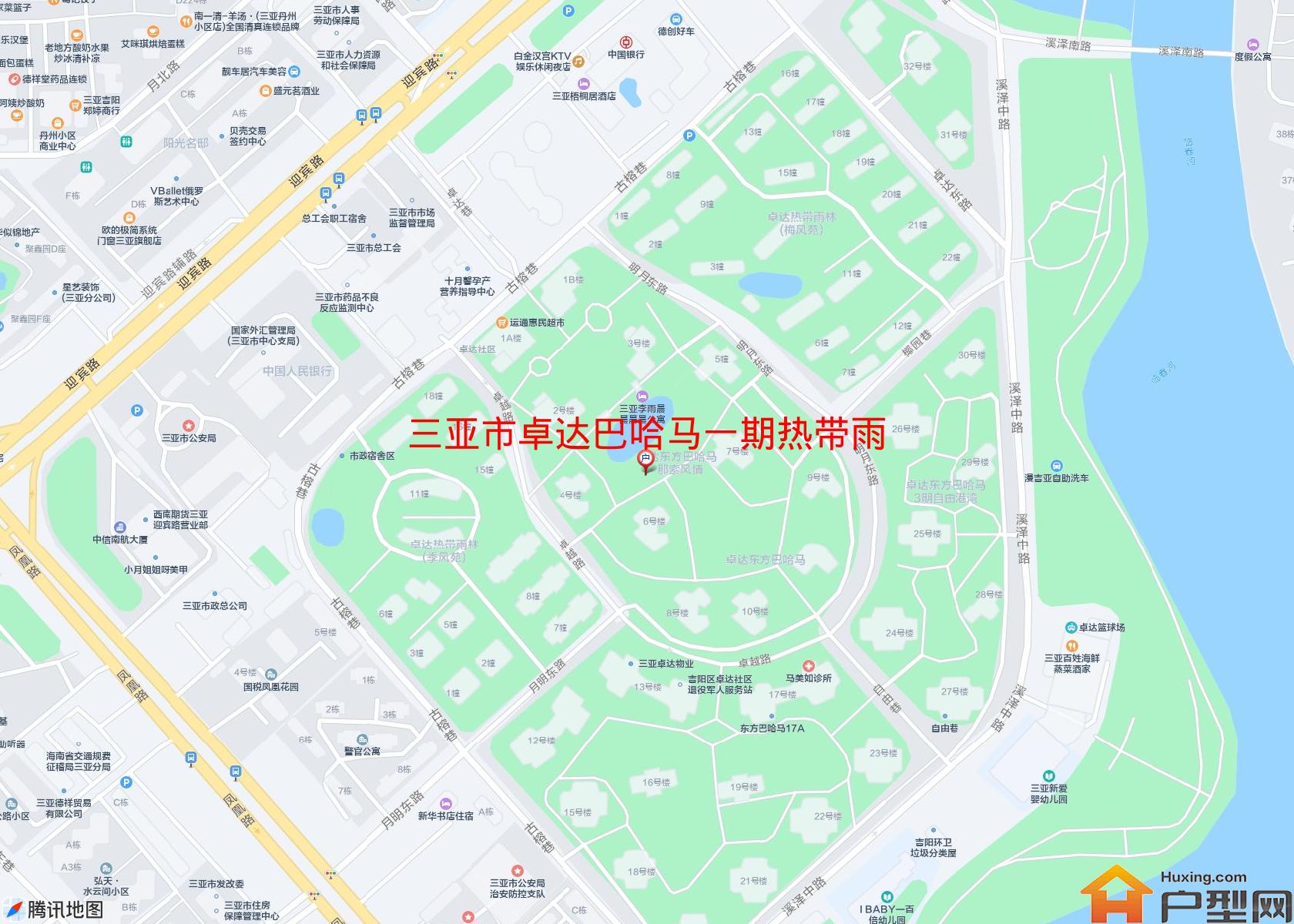 卓达巴哈马一期热带雨林椰风苑小区 - 户型网