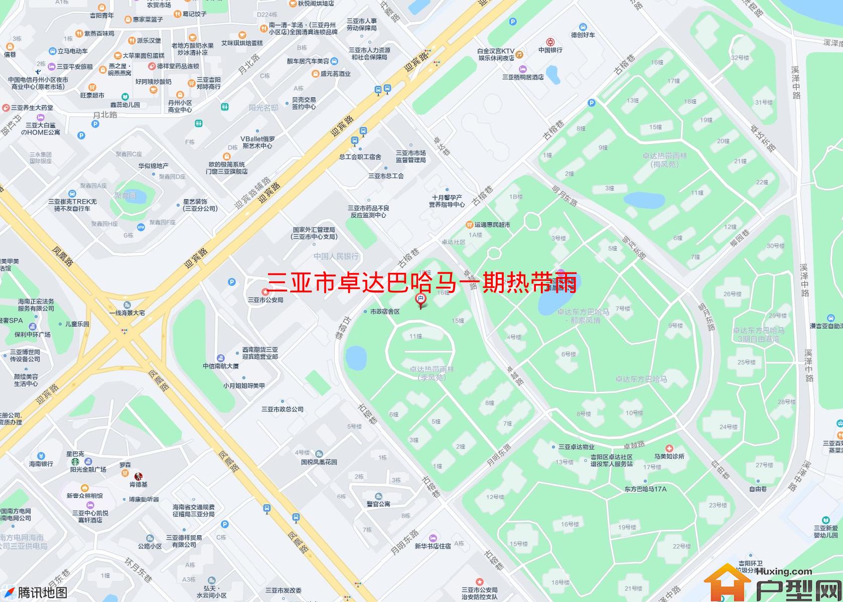 卓达巴哈马一期热带雨林季风苑小区 - 户型网
