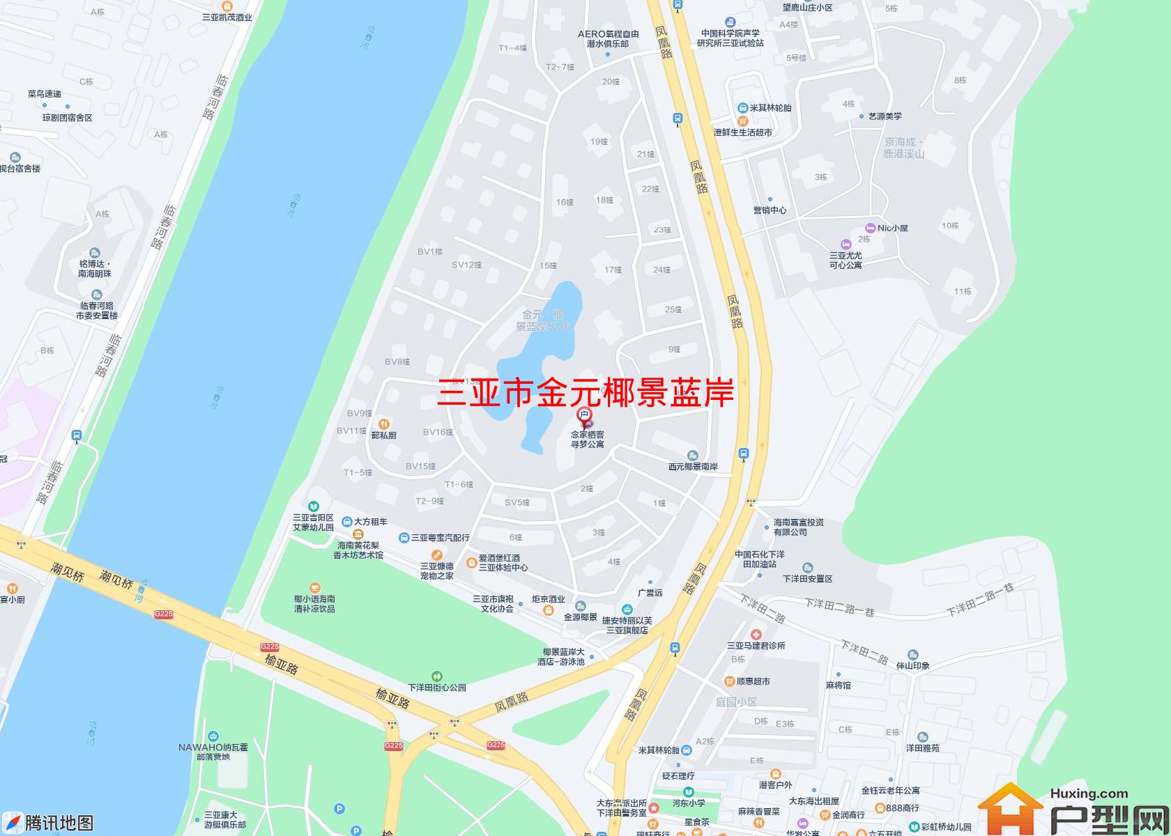 金元椰景蓝岸小区 - 户型网