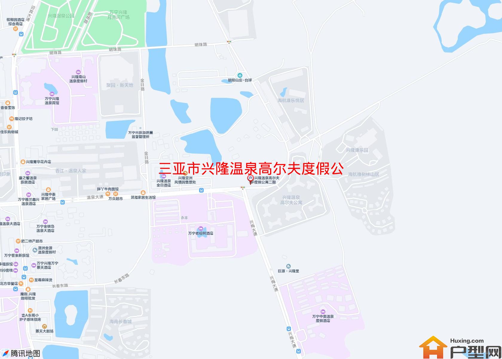 兴隆温泉高尔夫度假公寓二期小区 - 户型网