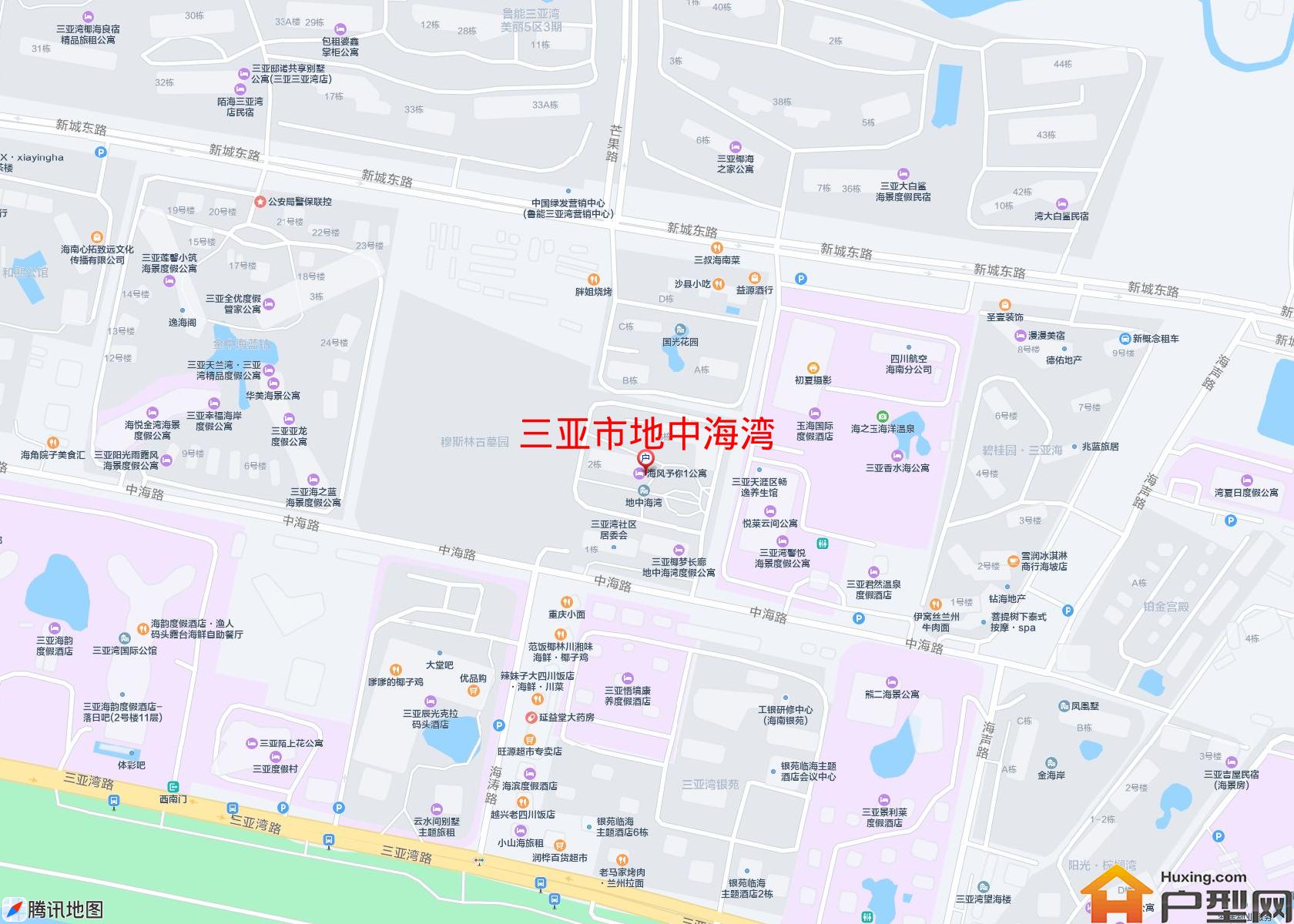 地中海湾小区 - 户型网
