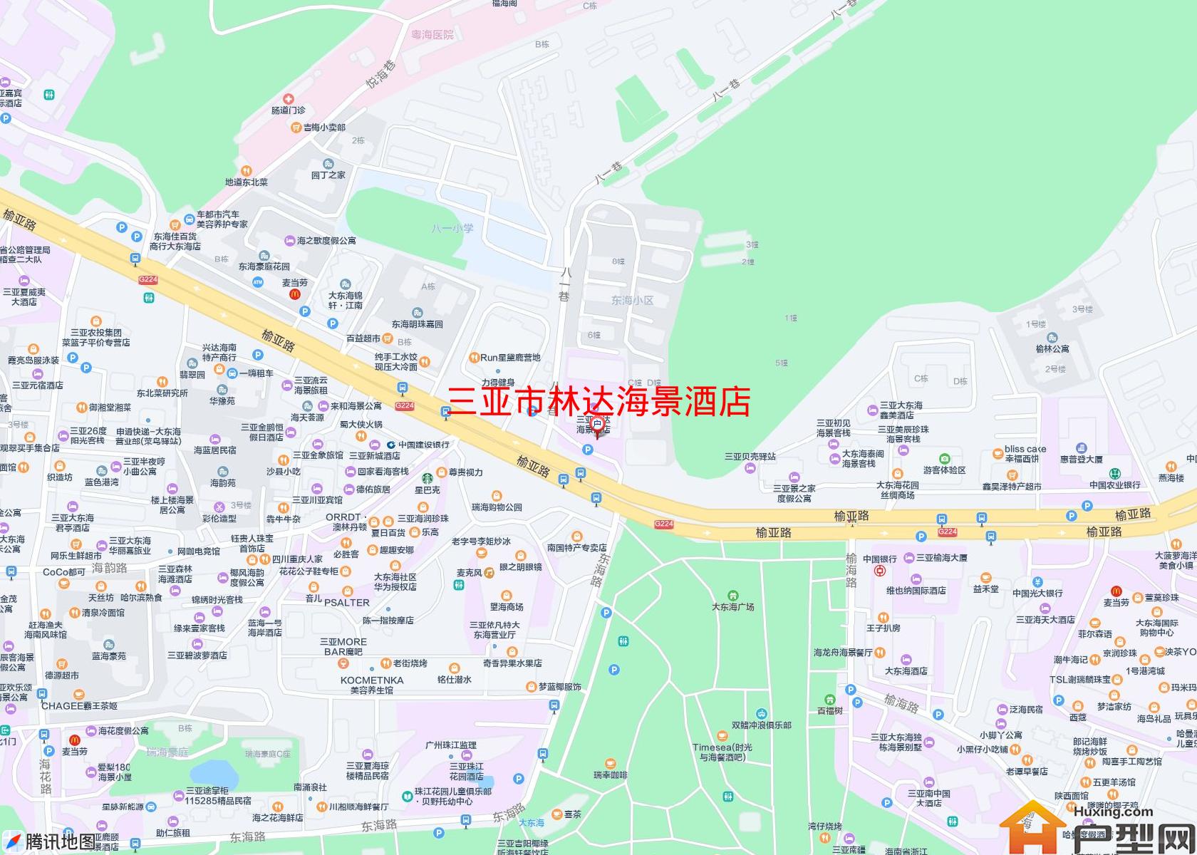 林达海景酒店小区 - 户型网