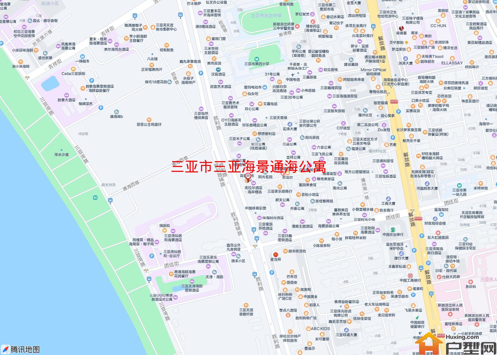 三亚海景通海公寓小区 - 户型网