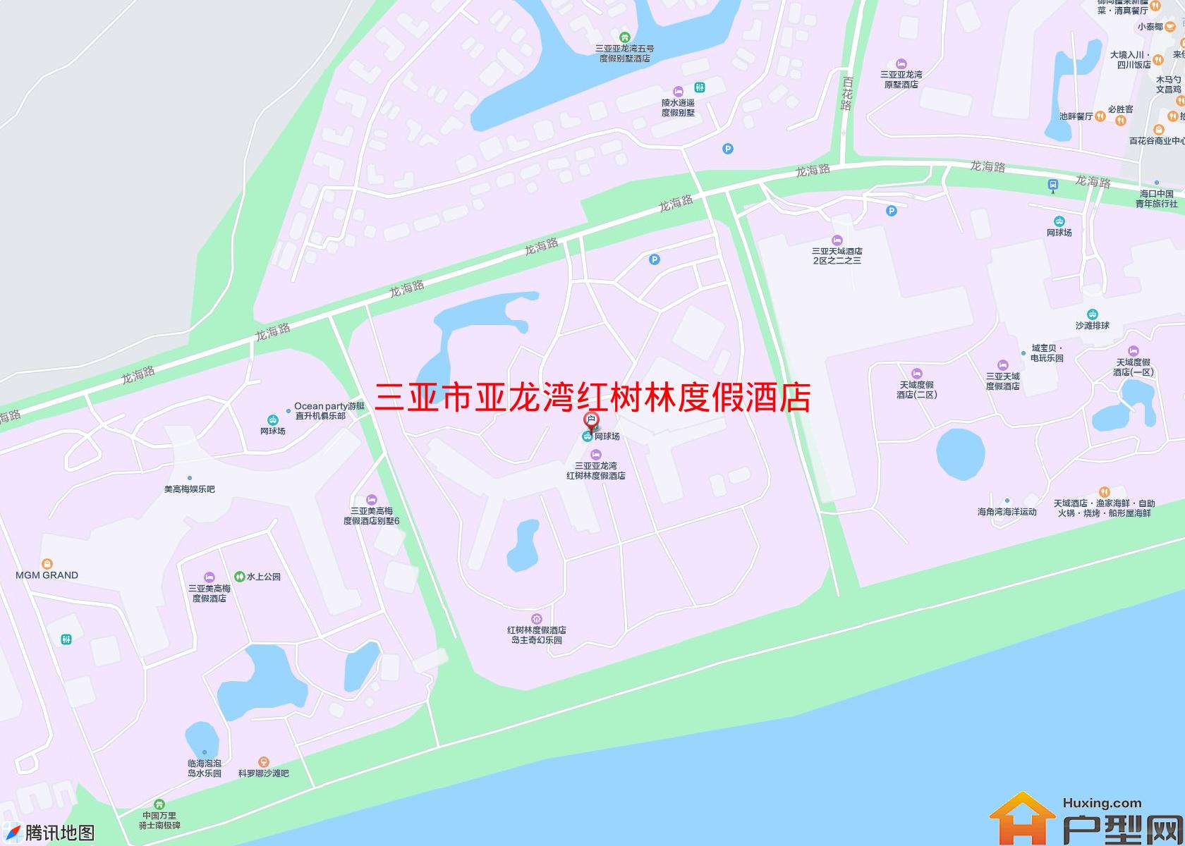 亚龙湾红树林度假酒店小区 - 户型网