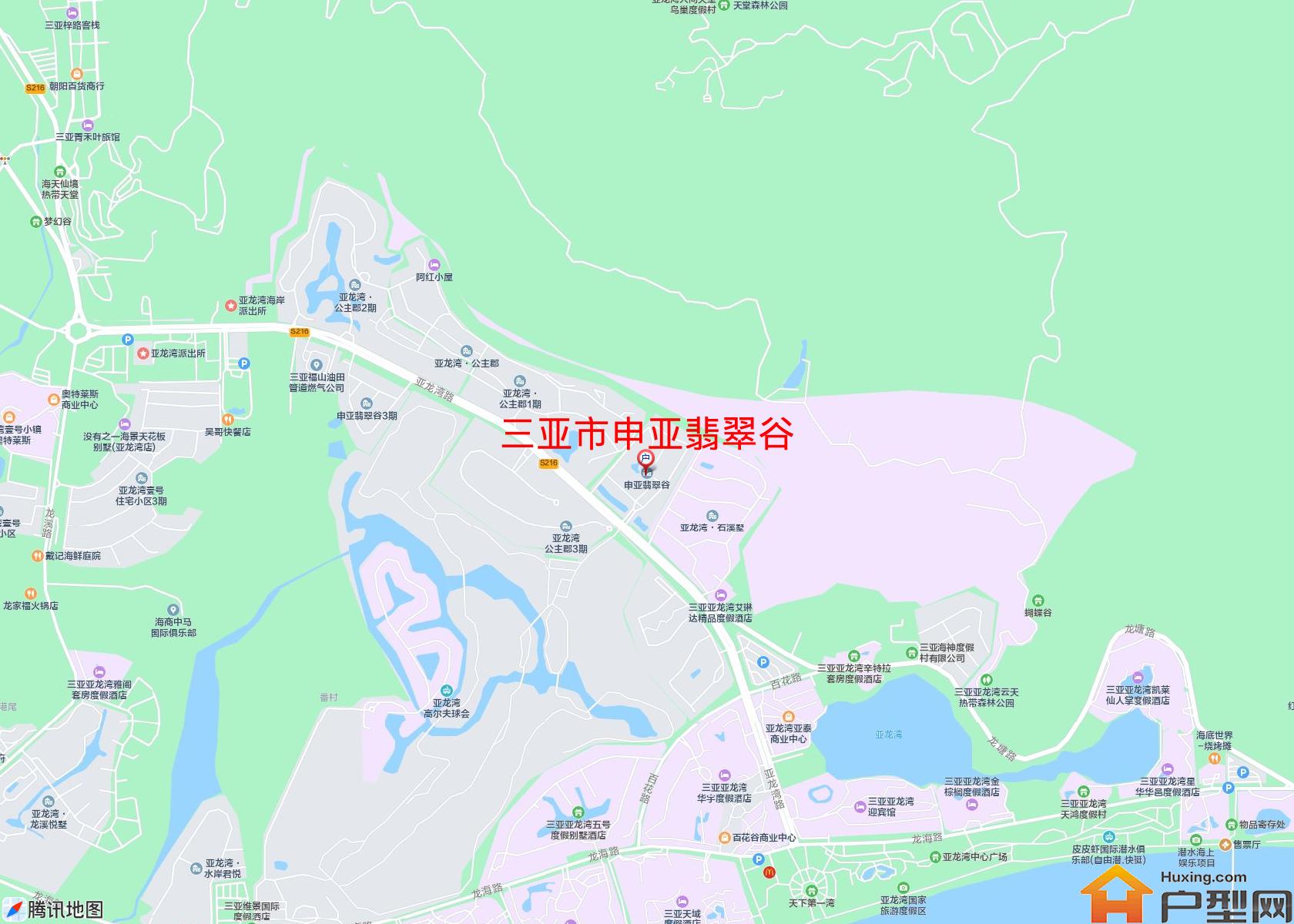 申亚翡翠谷小区 - 户型网 申亚翡翠谷小区 - 户型网