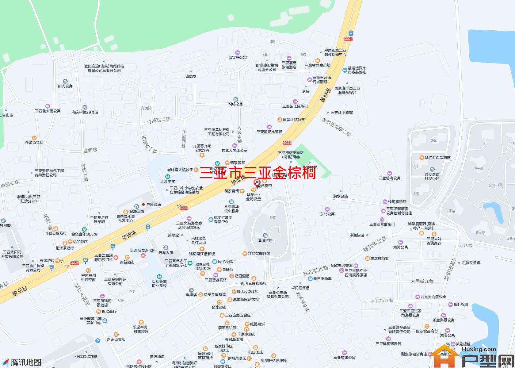 三亚金棕榈小区 - 户型网
