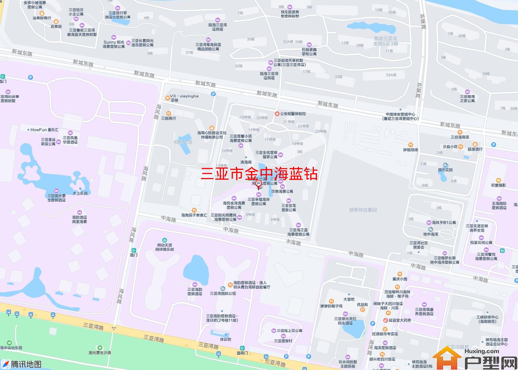 金中海蓝钻小区 - 户型网