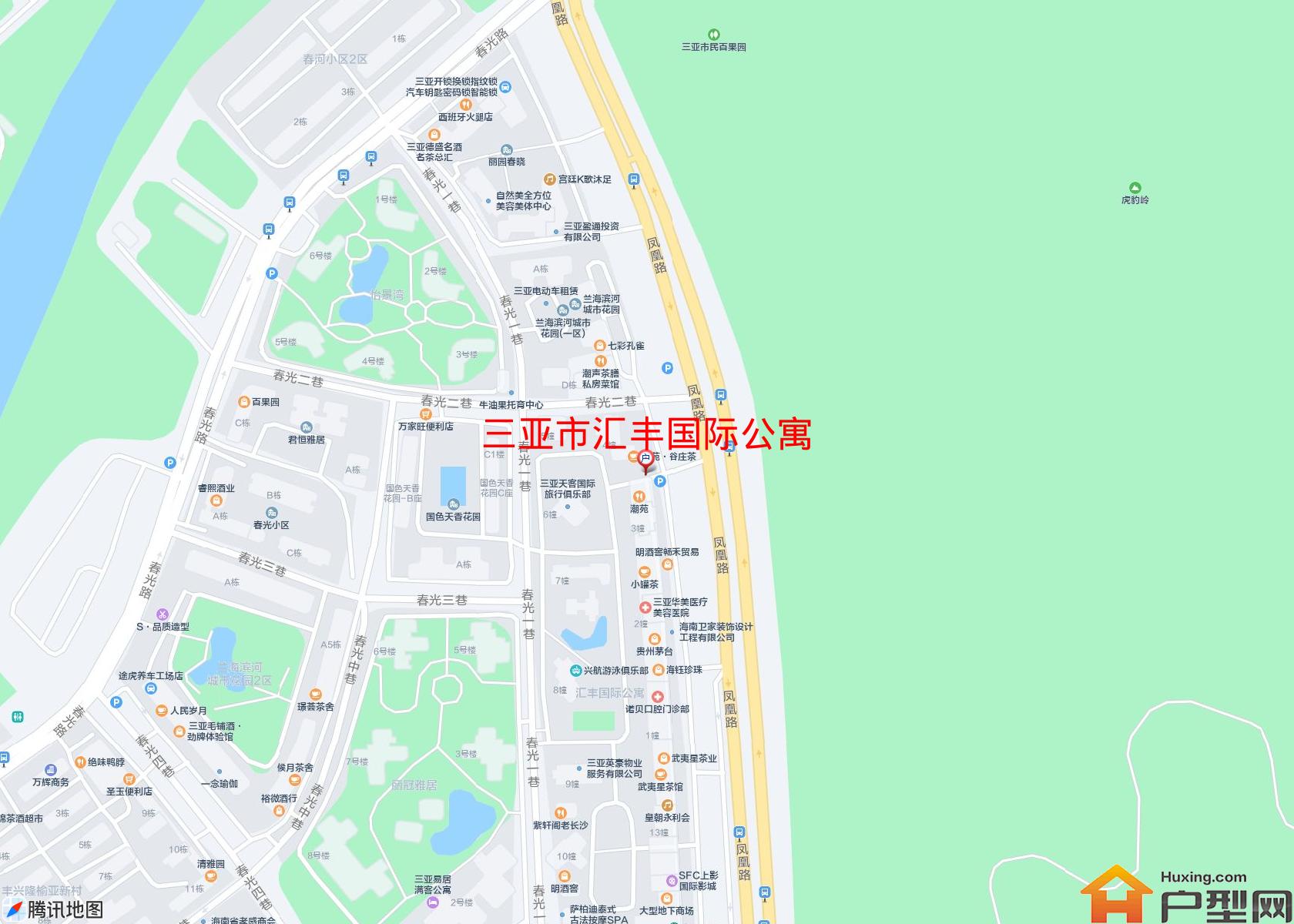 汇丰国际公寓小区 - 户型网