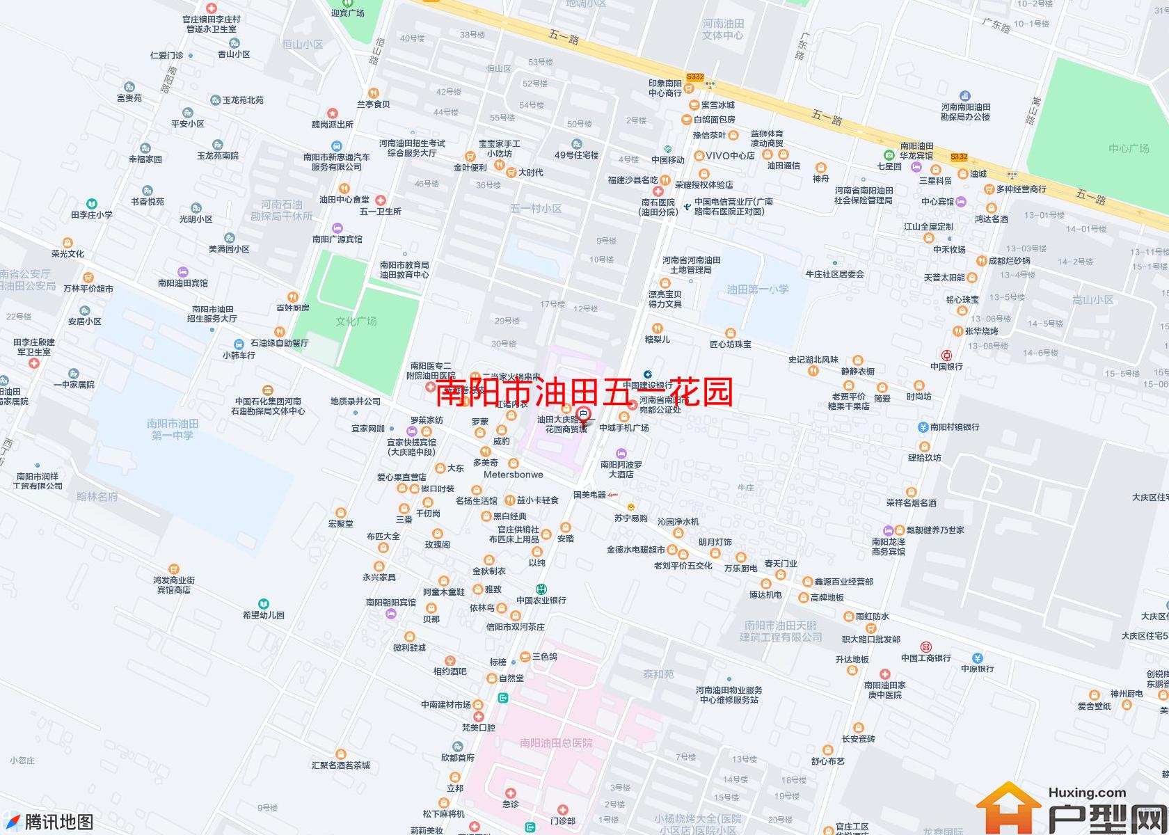 油田五一花园小区 - 户型网