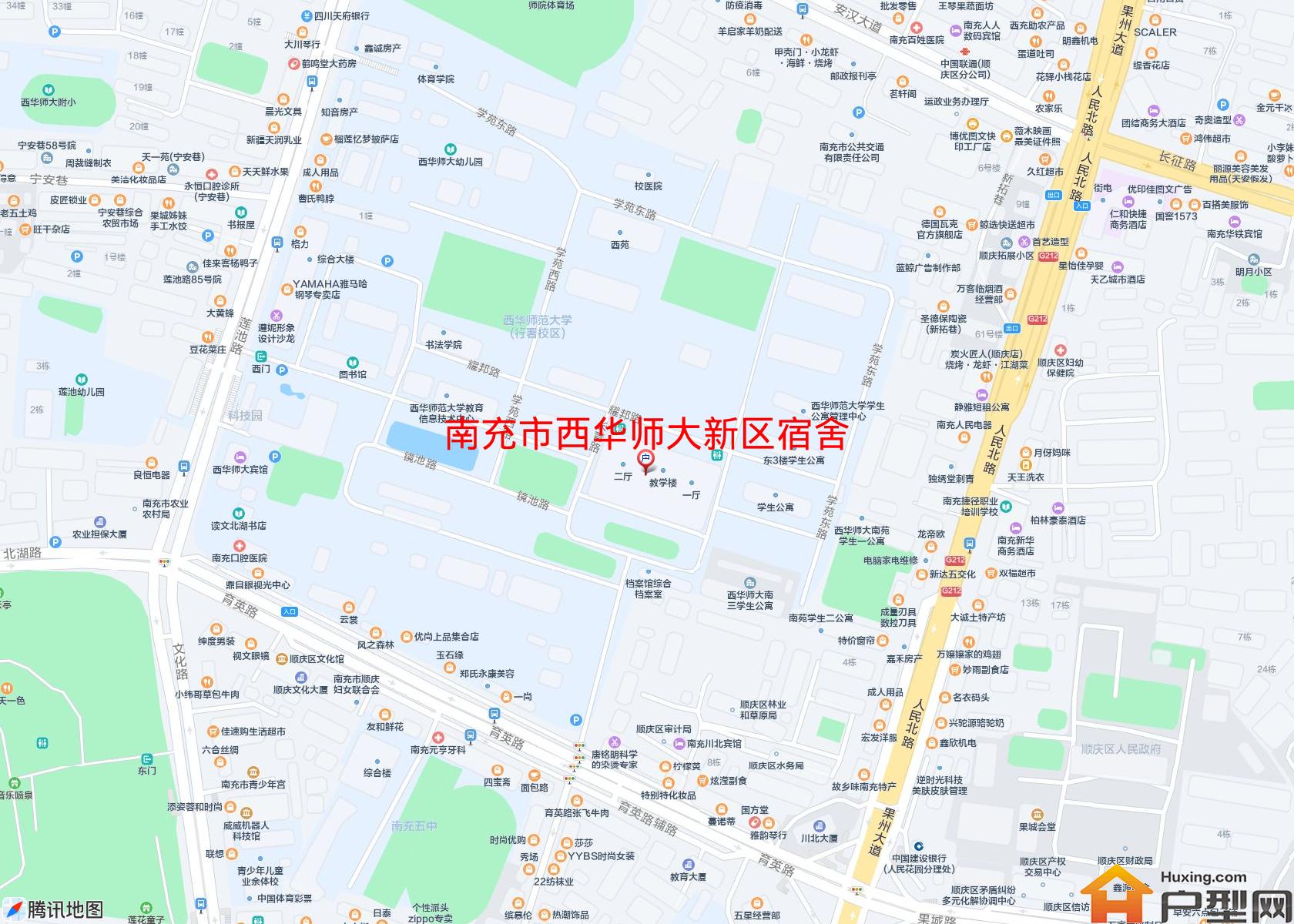 西华师大新区宿舍小区 - 户型网