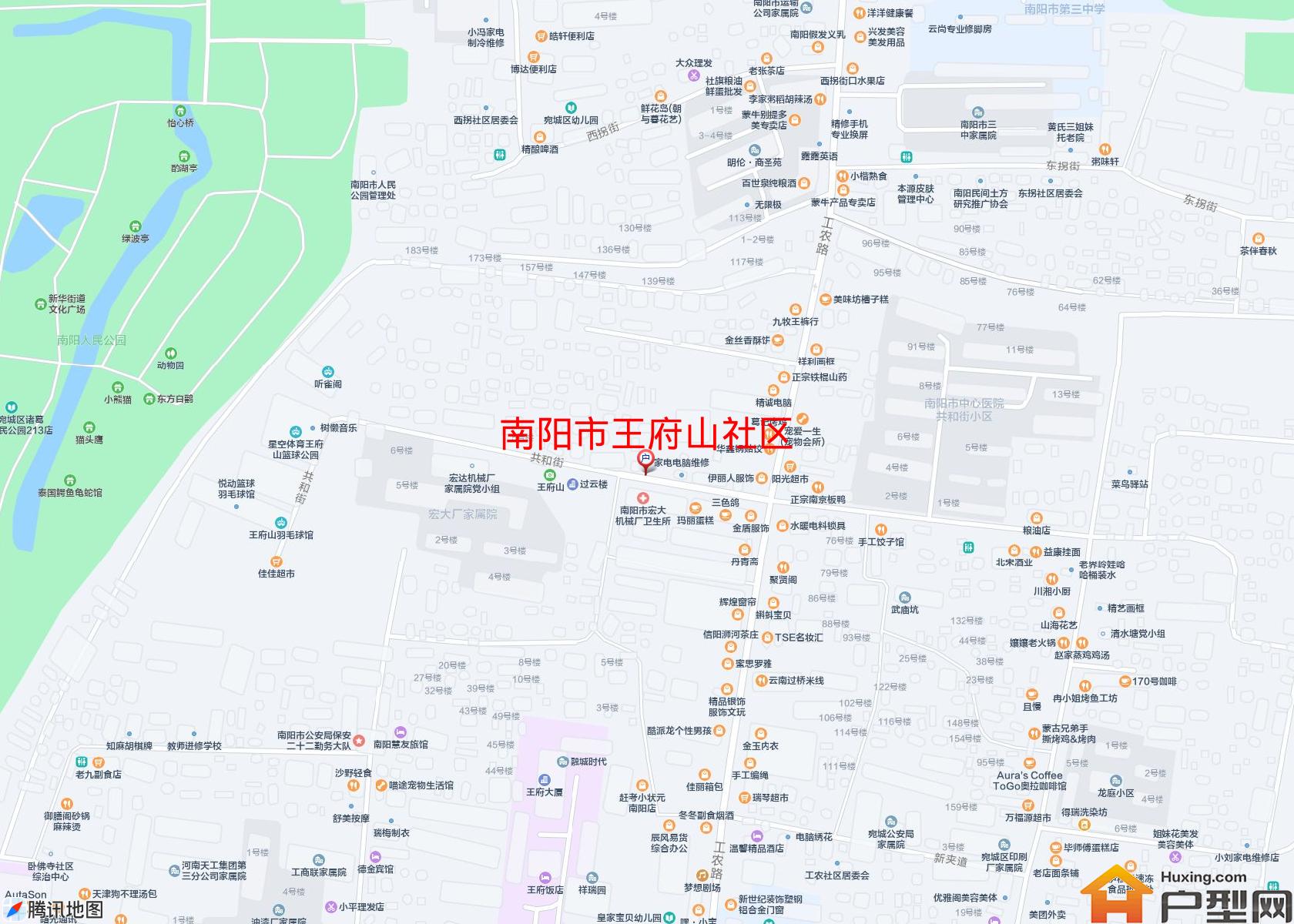 王府山社区小区 - 户型网