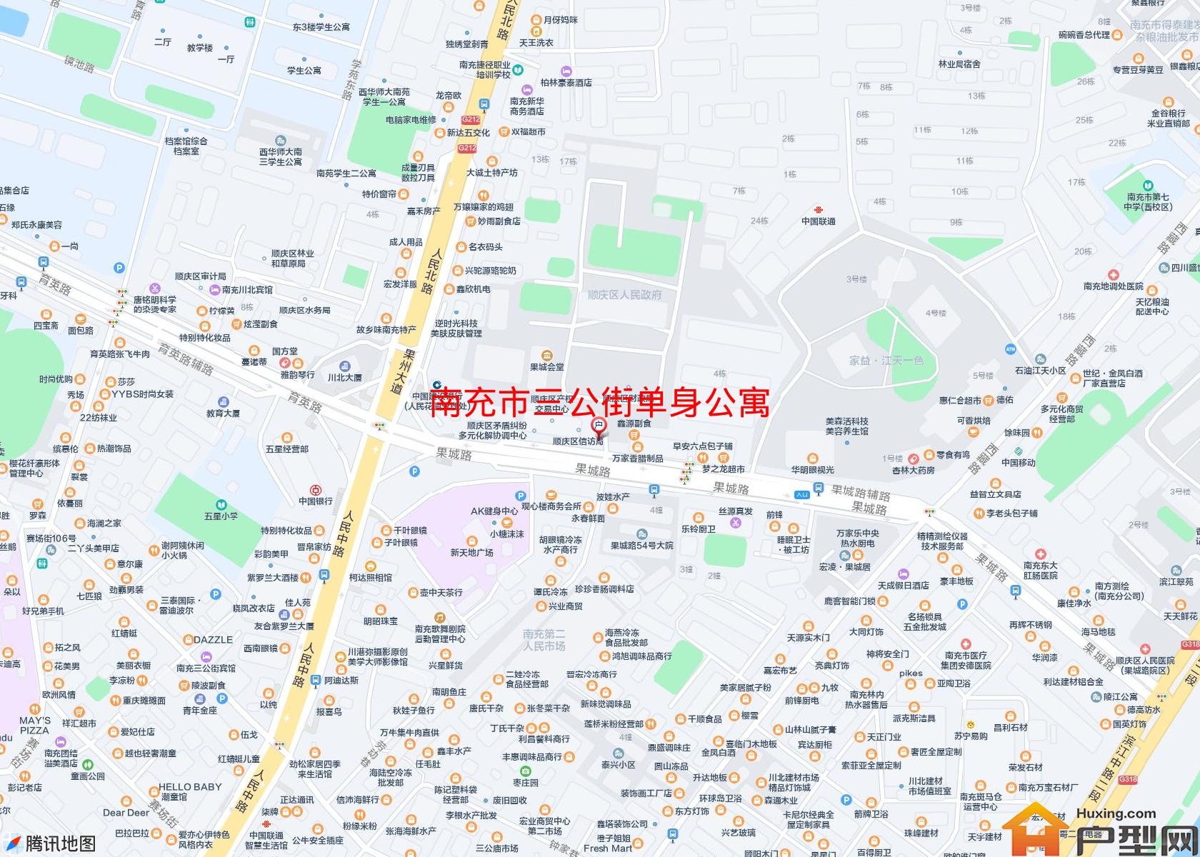 三公街单身公寓小区 - 户型网