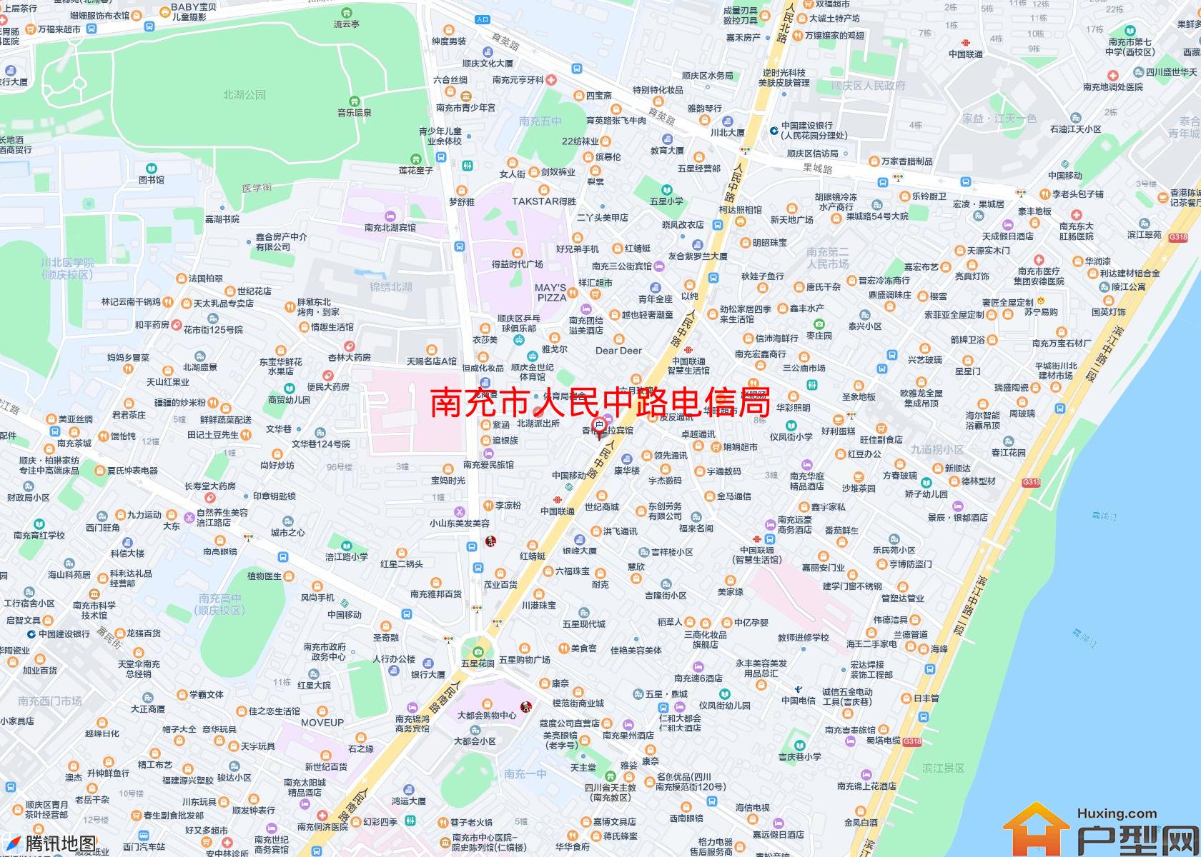 人民中路电信局小区 - 户型网