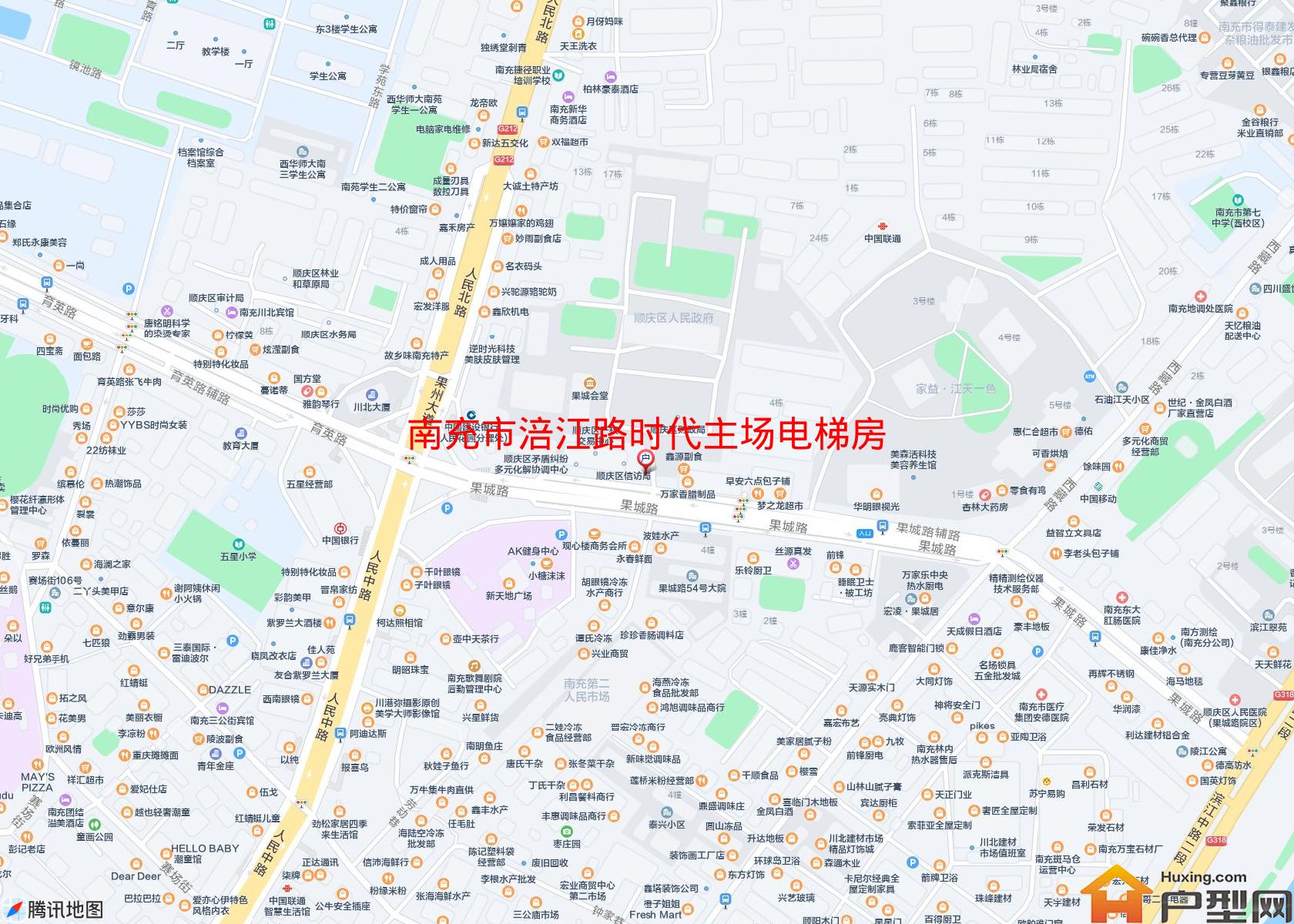 涪江路时代主场电梯房小区 - 户型网