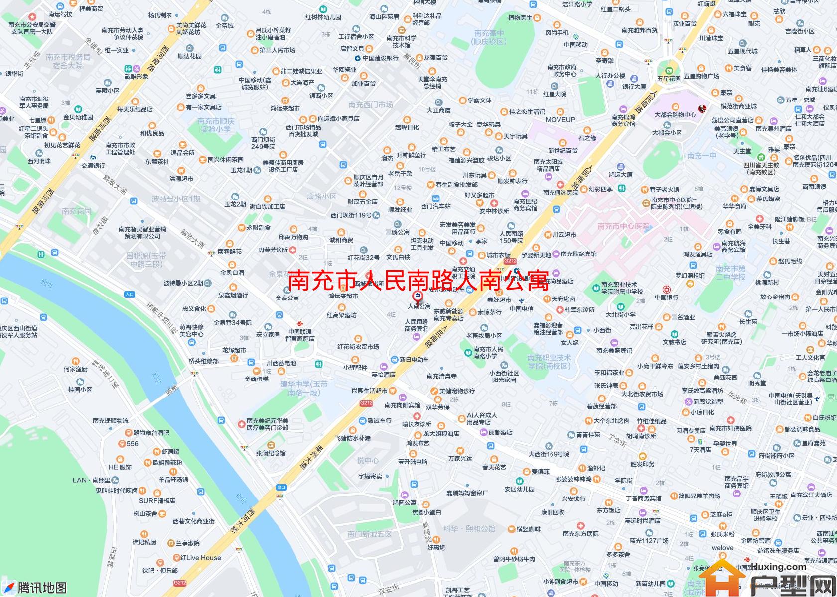 人民南路人南公寓小区 - 户型网
