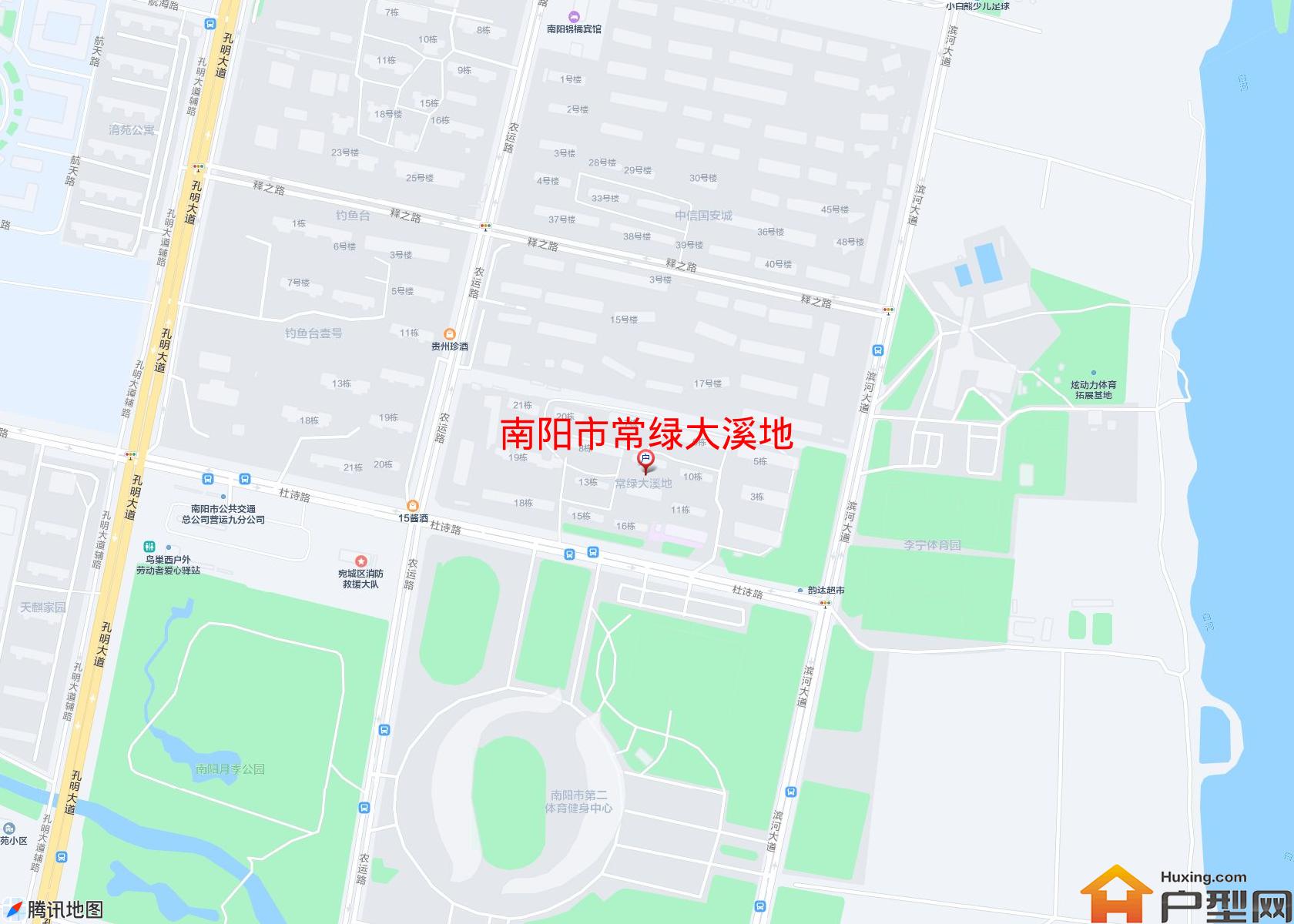 常绿大溪地小区 - 户型网