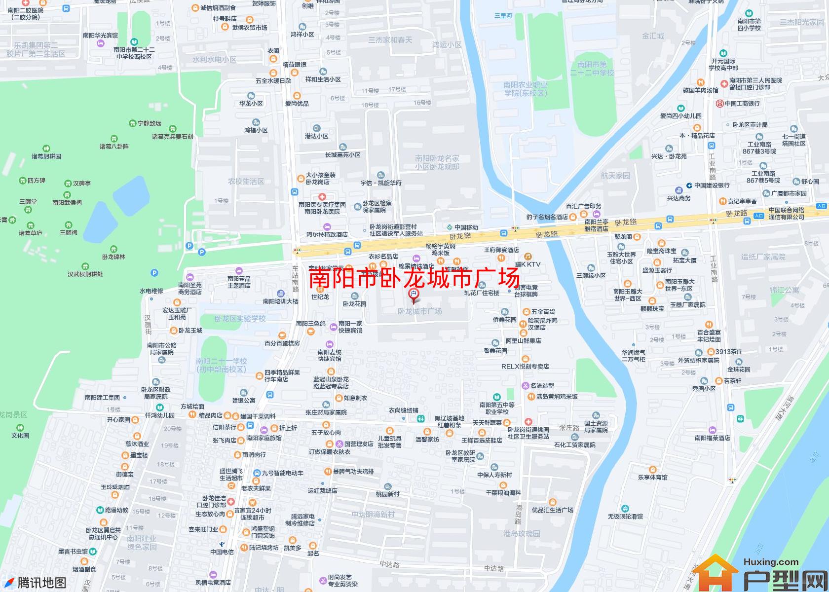 卧龙城市广场小区 - 户型网