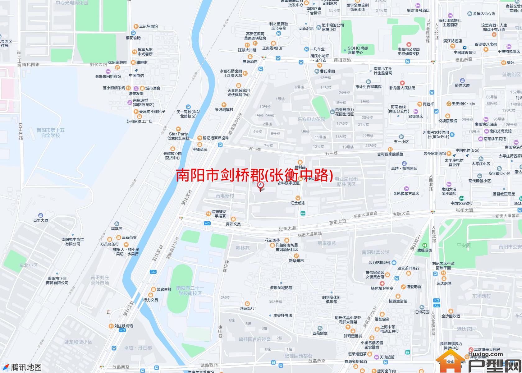 剑桥郡(张衡中路)小区 - 户型网