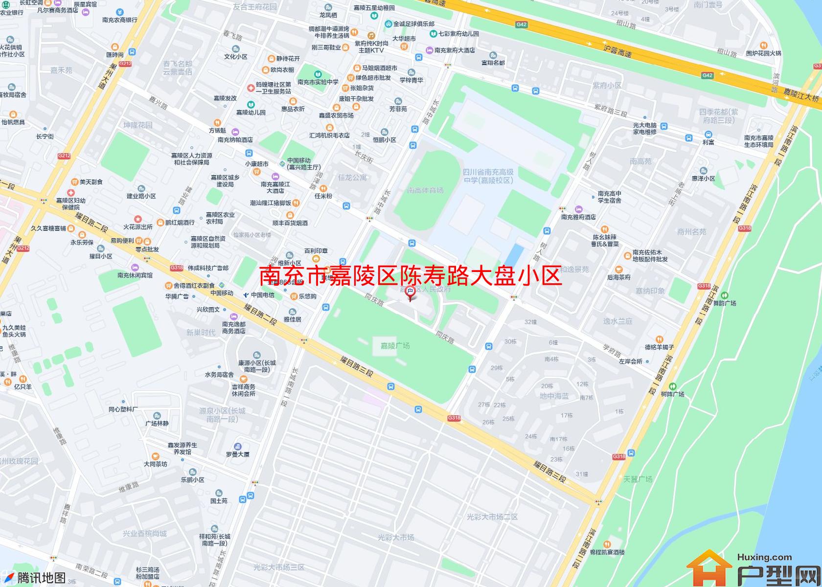 嘉陵区陈寿路大盘小区小区 - 户型网