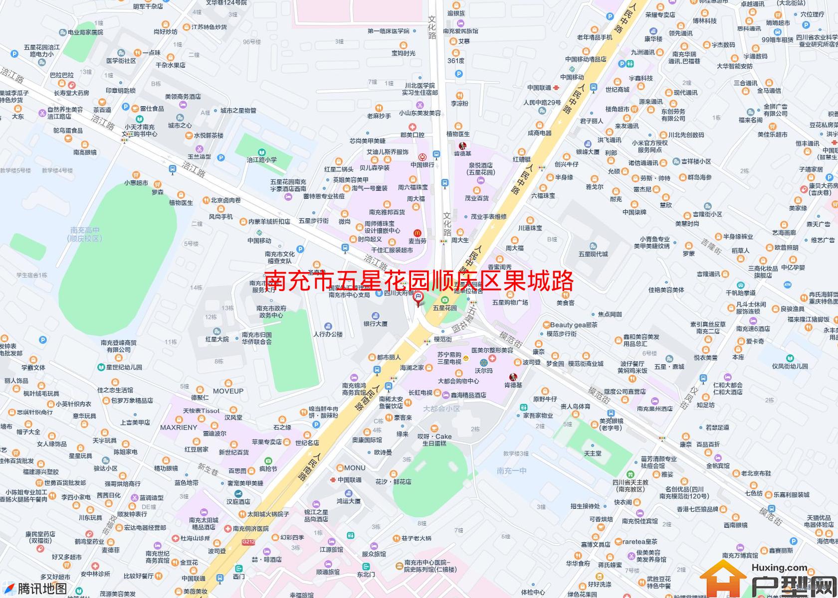 五星花园顺庆区果城路小区 - 户型网