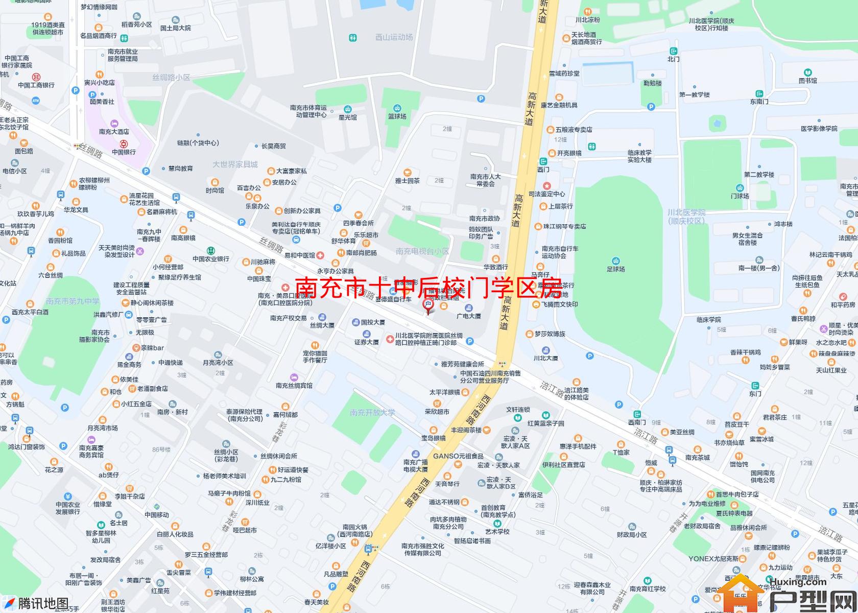 十中后校门学区房小区 - 户型网