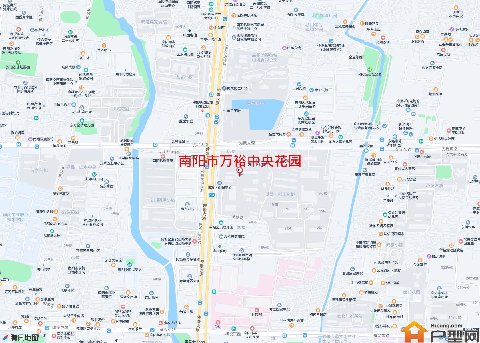 万裕中央花园小区 - 户型网