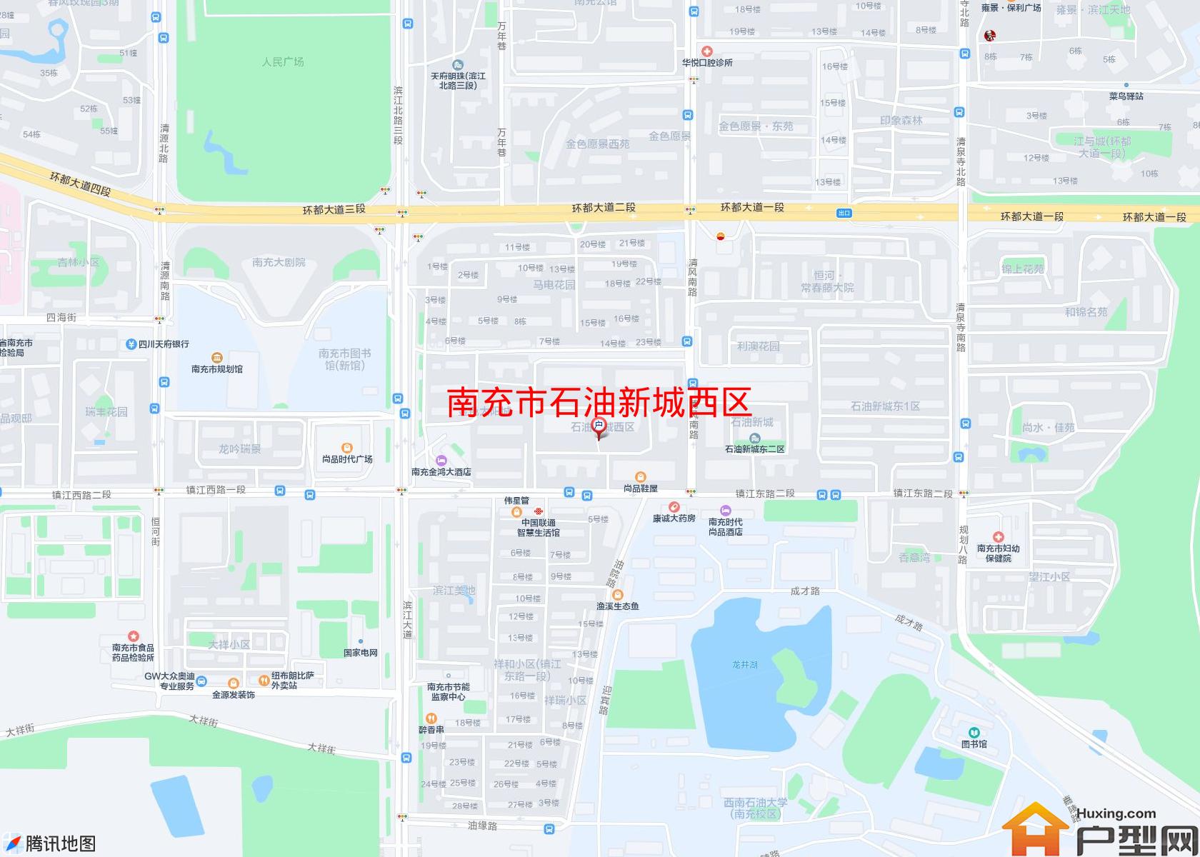 石油新城西区小区 - 户型网