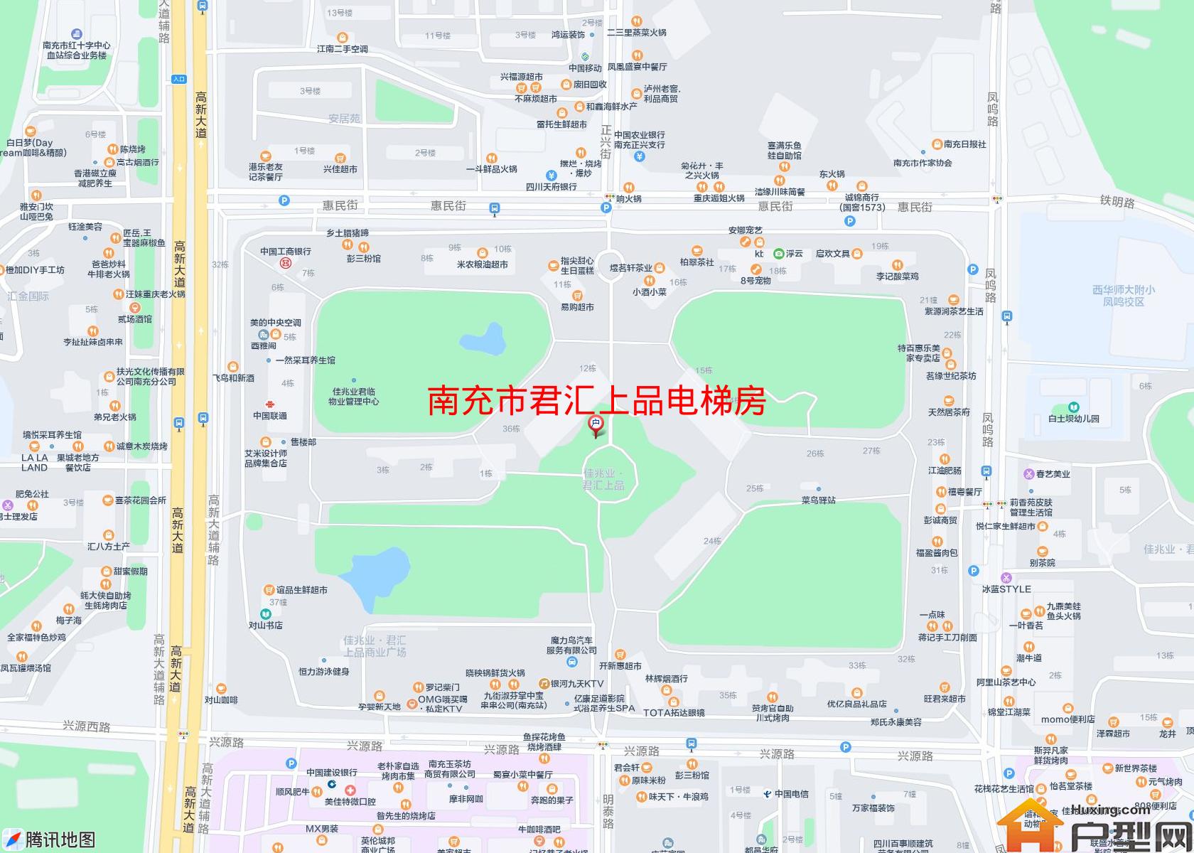 君汇上品电梯房小区 - 户型网