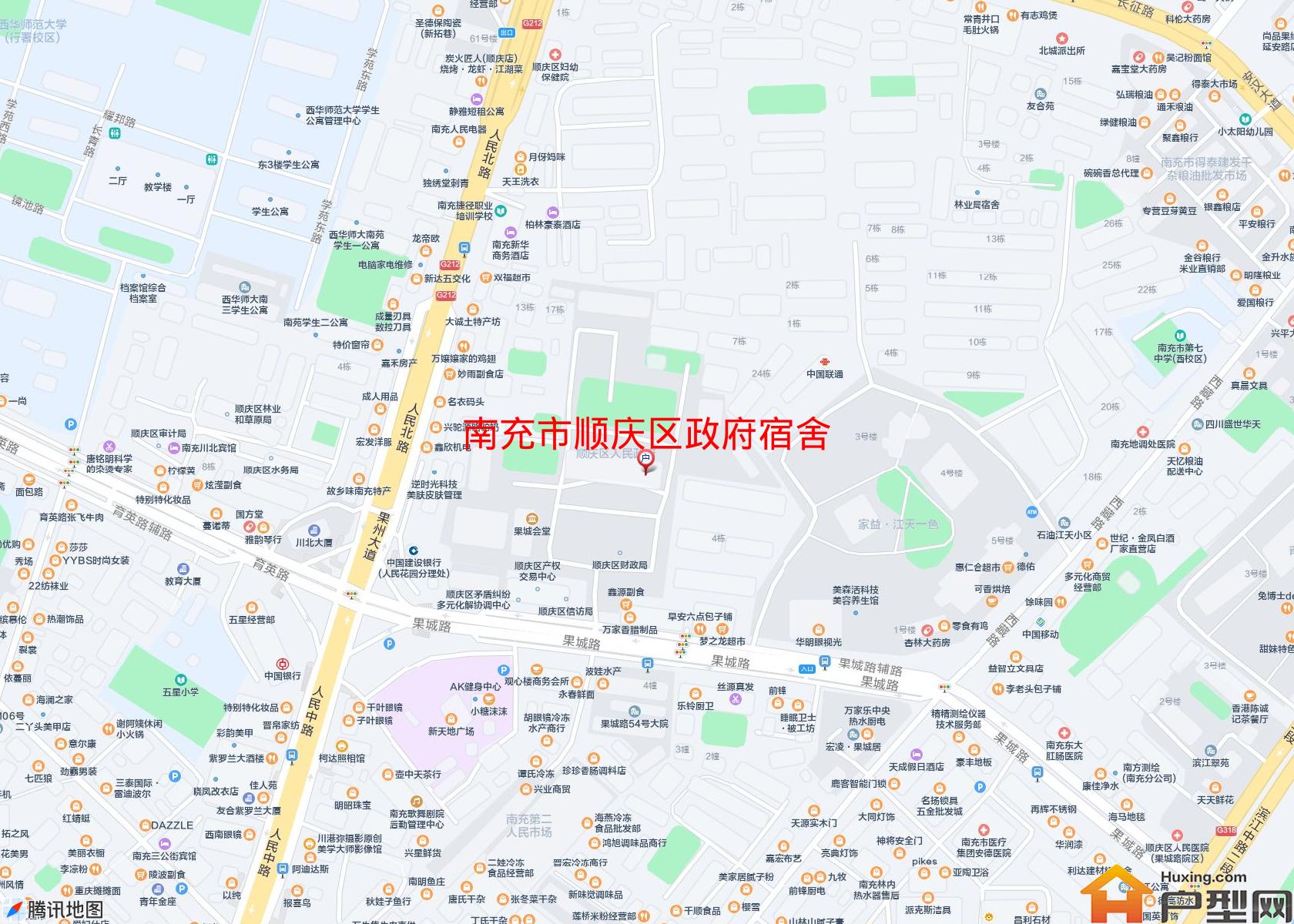 顺庆区政府宿舍小区 - 户型网