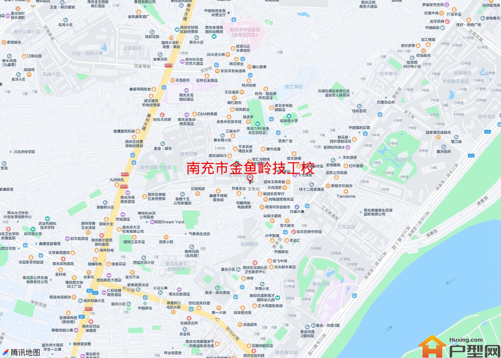 金鱼岭技工校小区 - 户型网