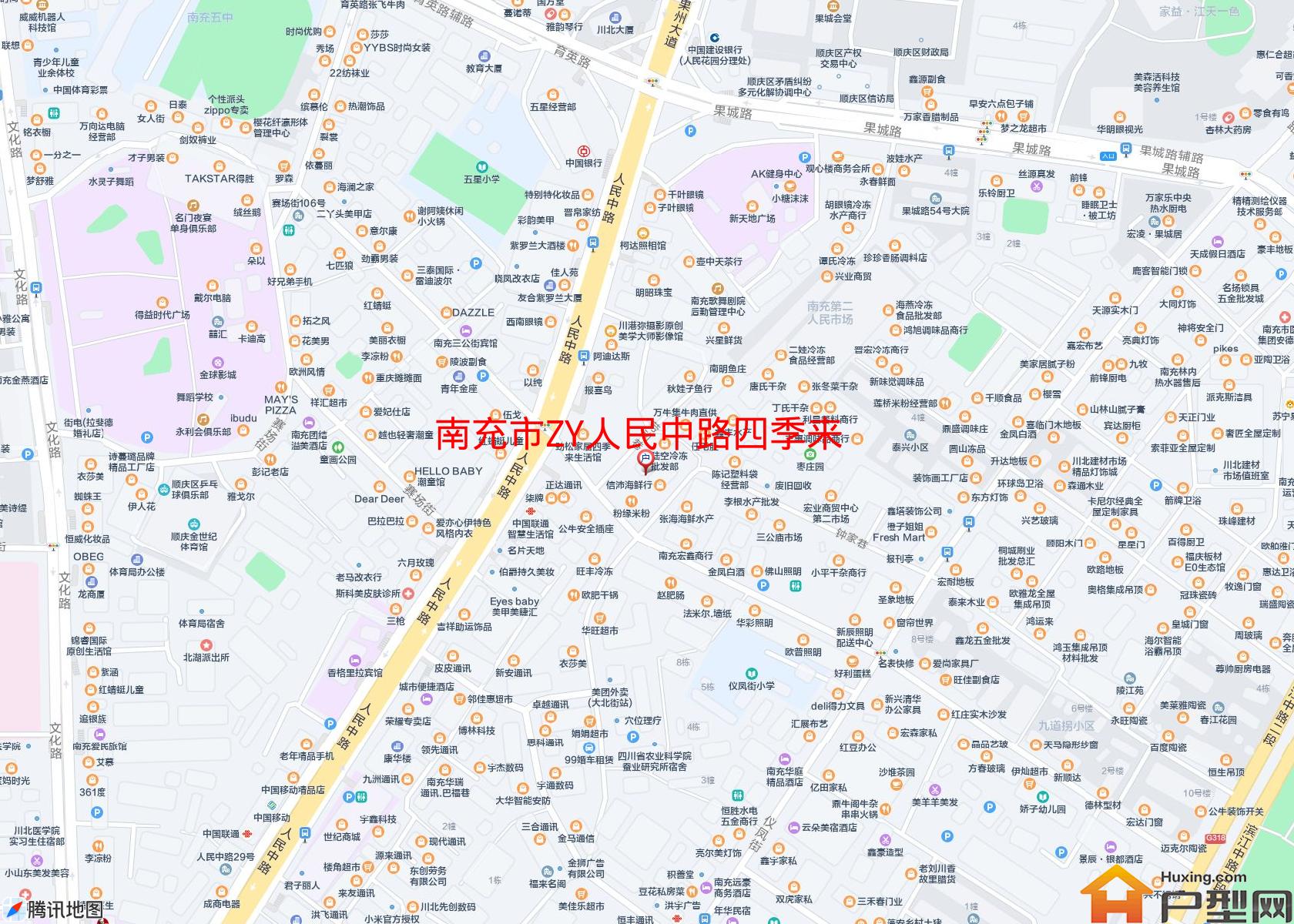 ZY人民中路四季来小区 - 户型网
