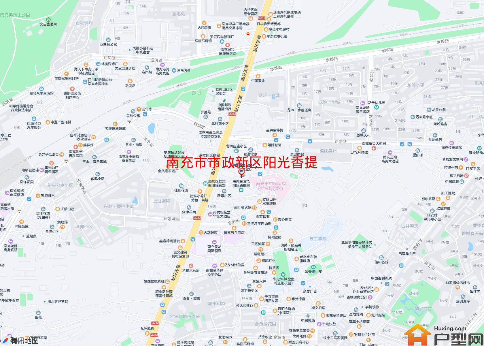 市政新区阳光香提小区 - 户型网