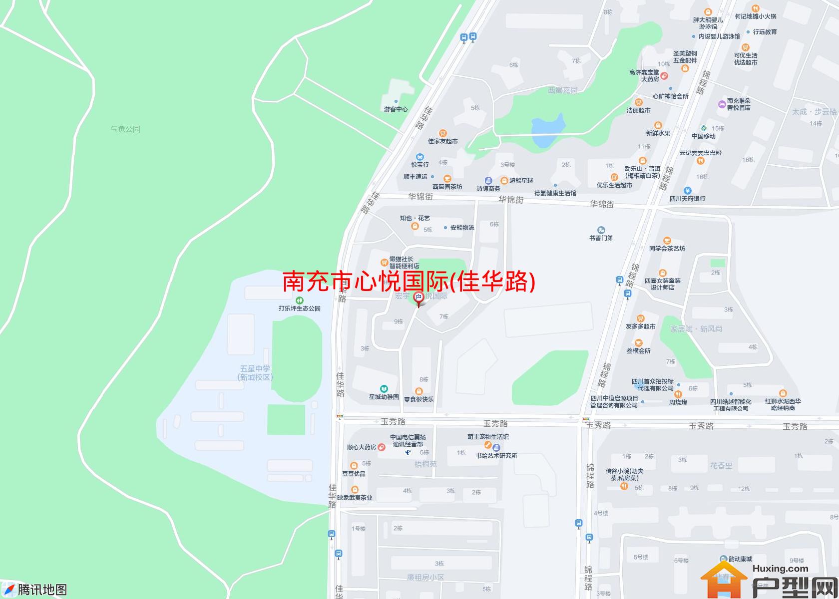 心悦国际(佳华路)小区 - 户型网
