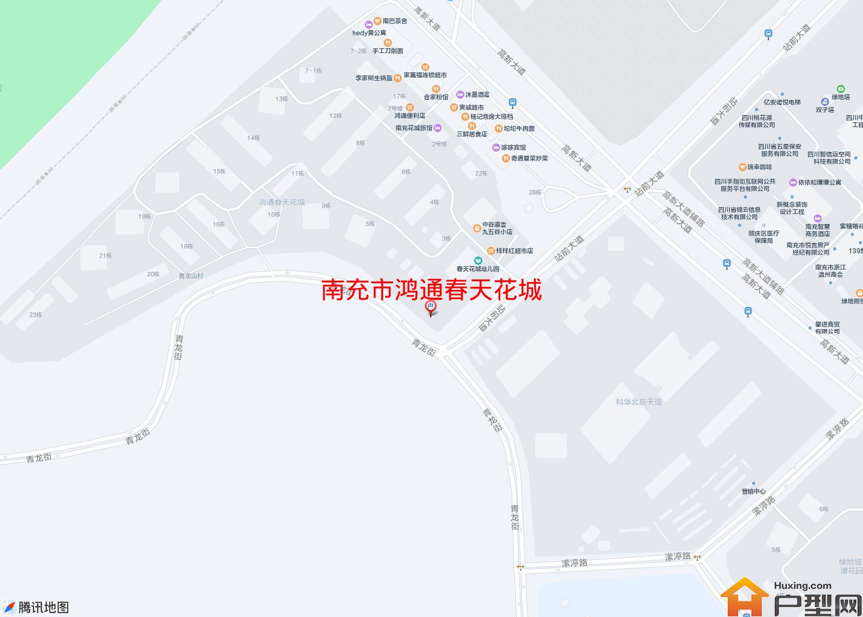 鸿通春天花城小区 - 户型网