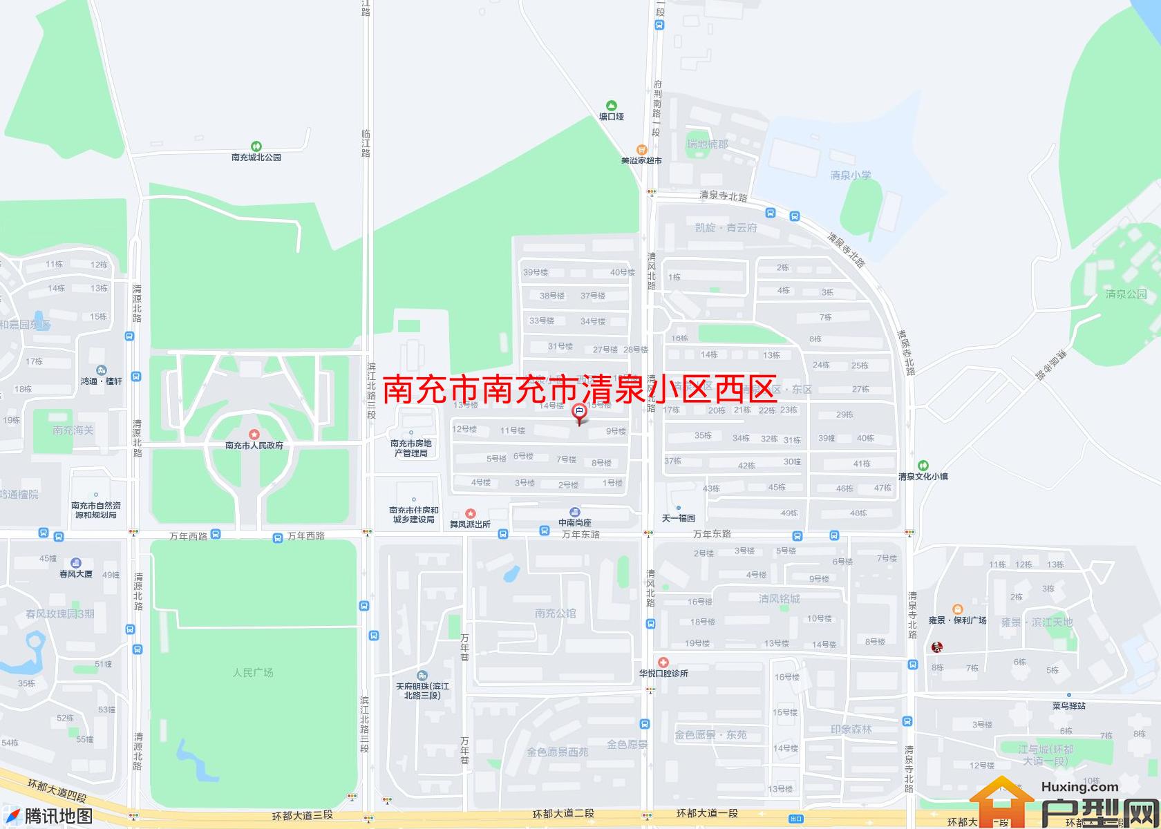 南充市清泉小区西区小区 - 户型网