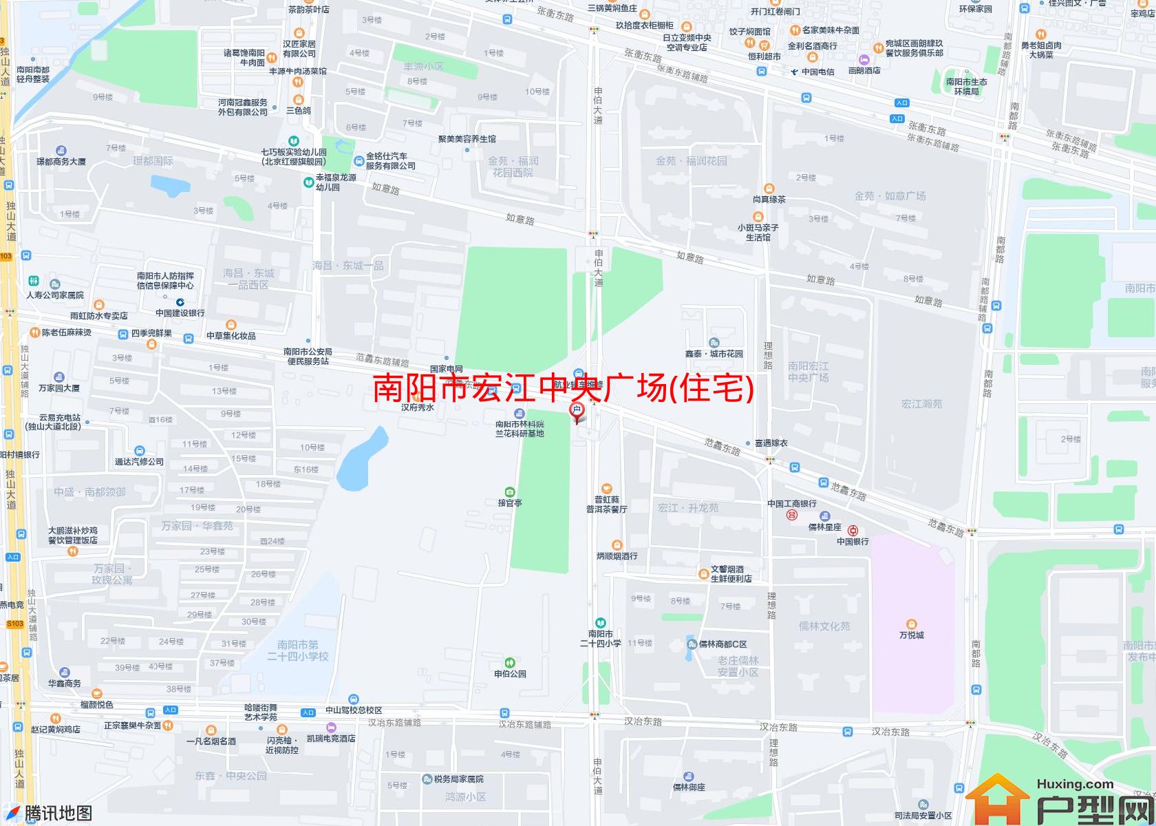 宏江中央广场(住宅)小区 - 户型网