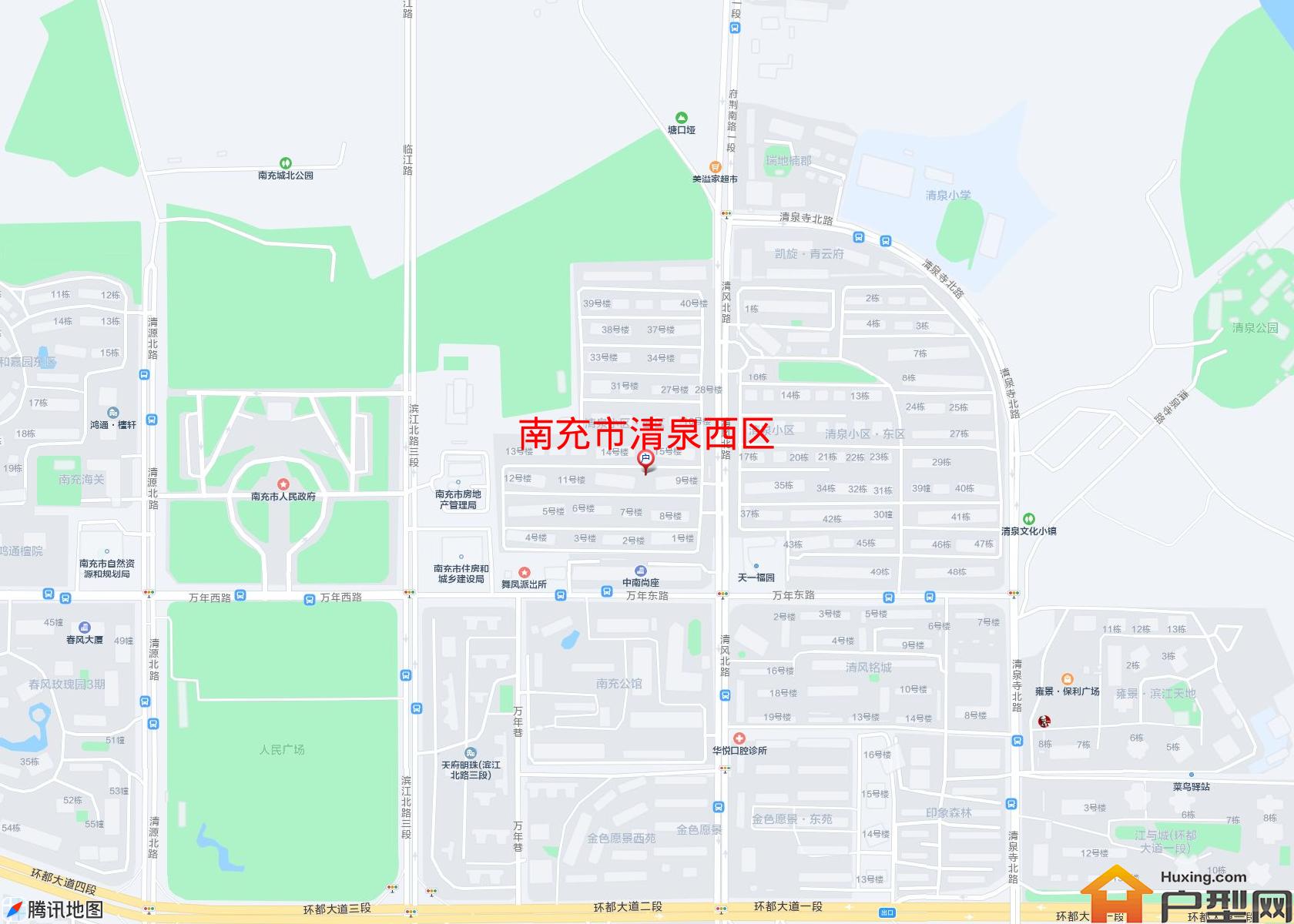 清泉西区小区 - 户型网