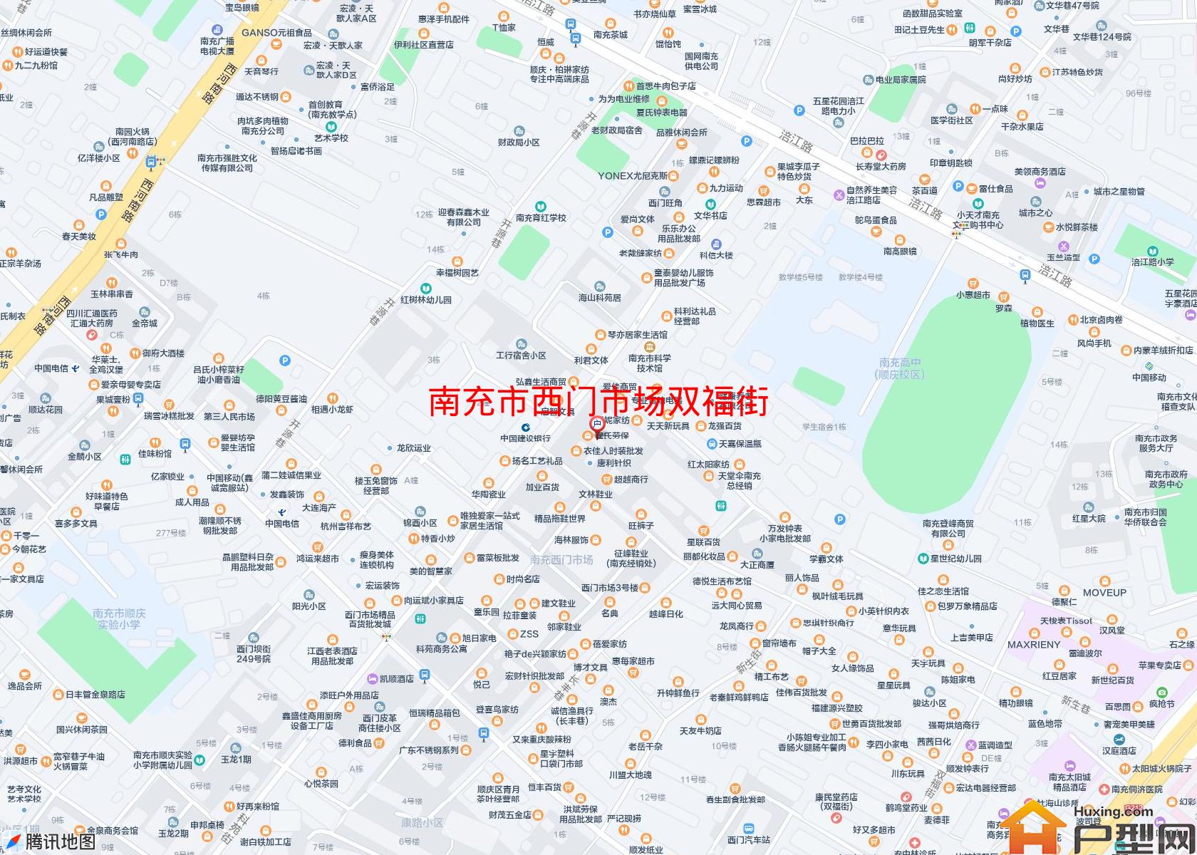 西门市场双福街小区 - 户型网
